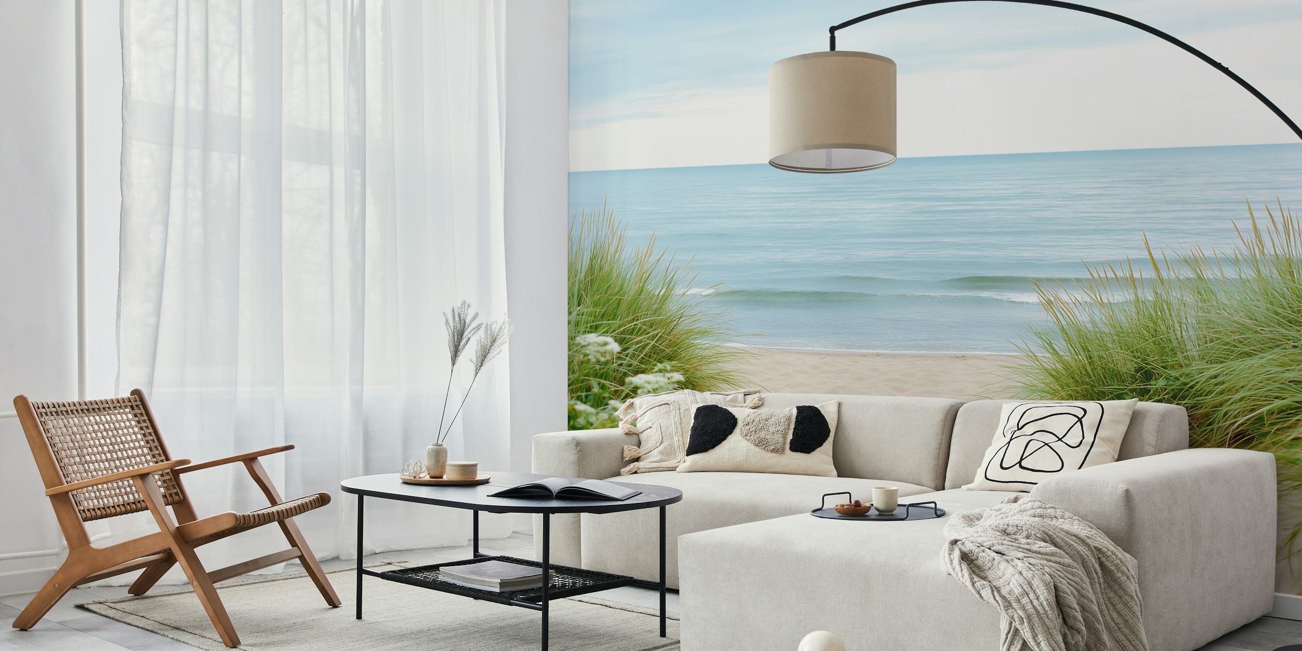 Coastal Dune Calm tapet i et rum
