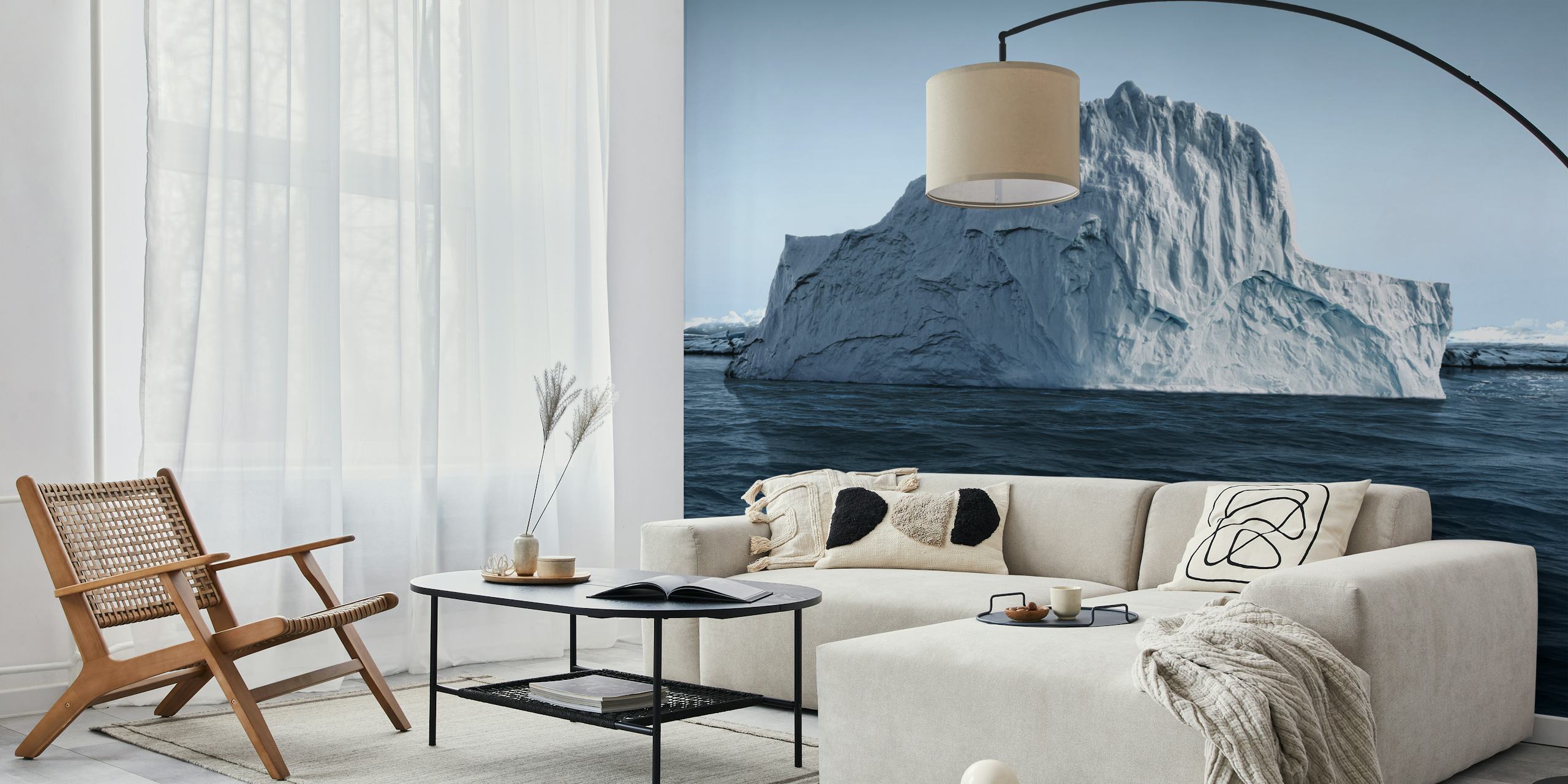 Iceberg Ocean tapet i ett rum
