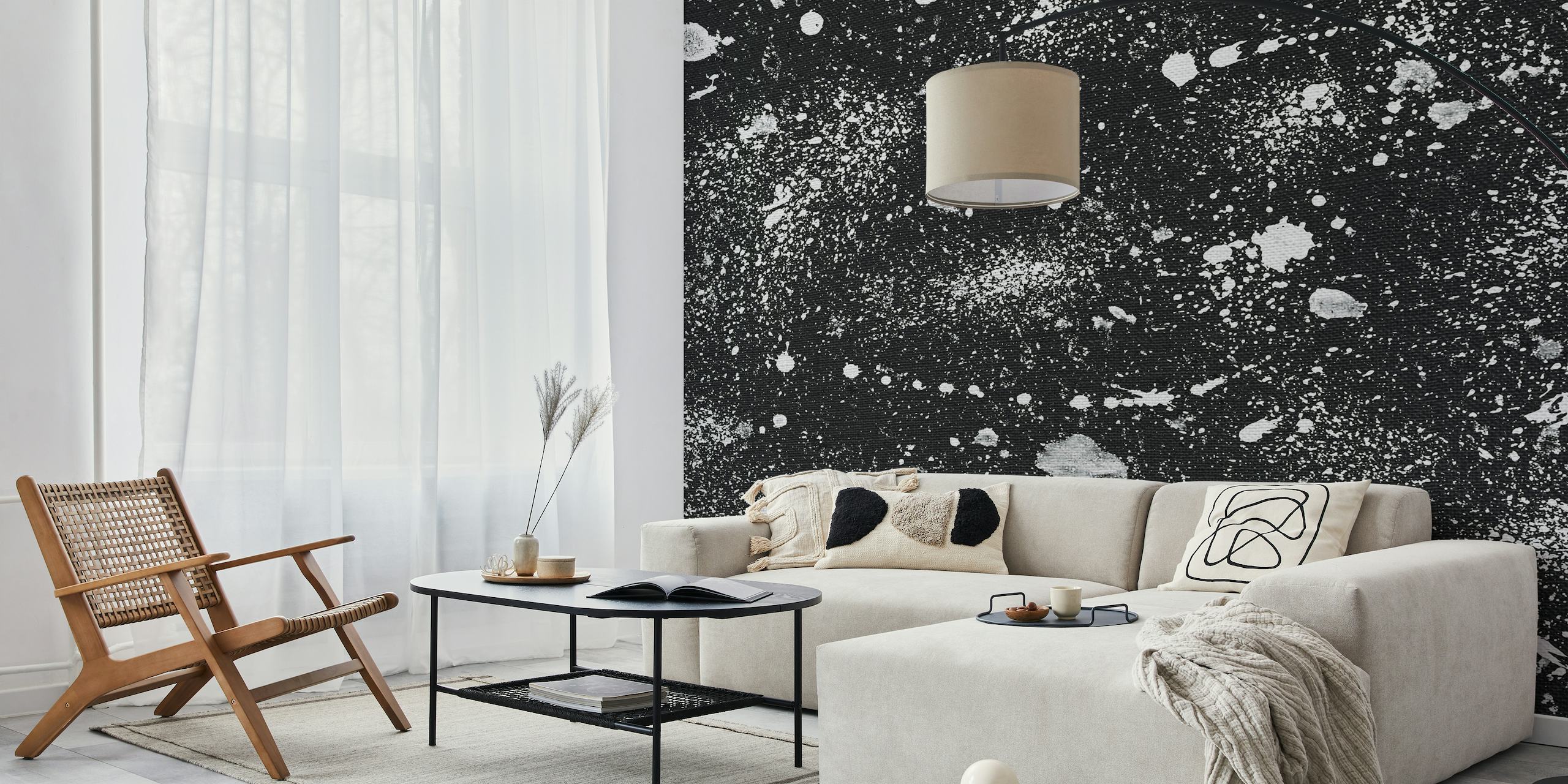 Paint Splash Galaxy wallpaper