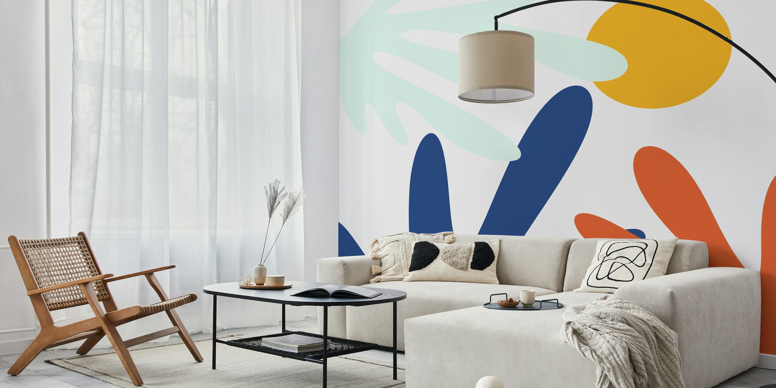 Matisse Cutouts Summer tapet i et rum