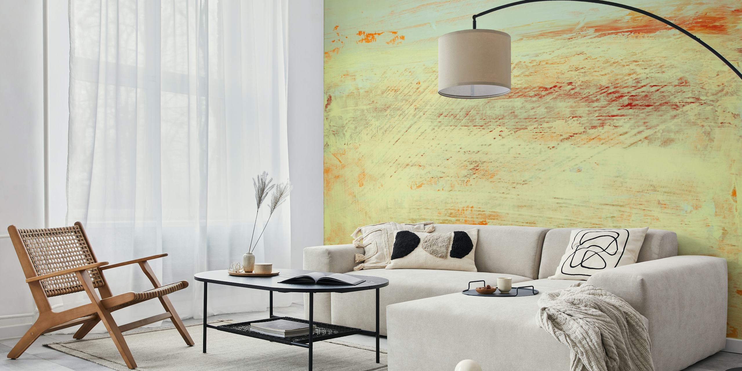 Papier peint Horizon dans des tons chauds