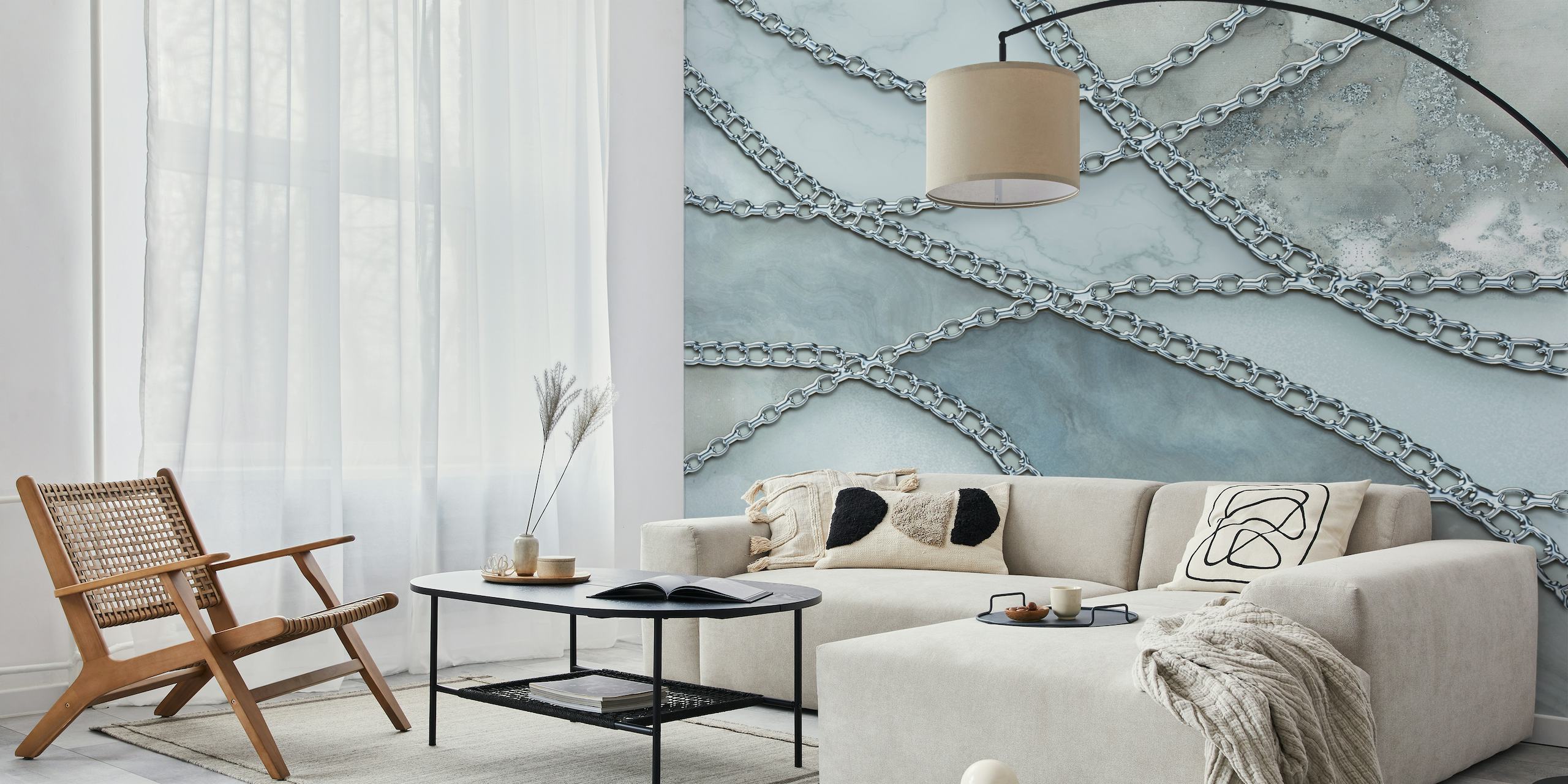 Aqua Blue Marble luxury wallpaper