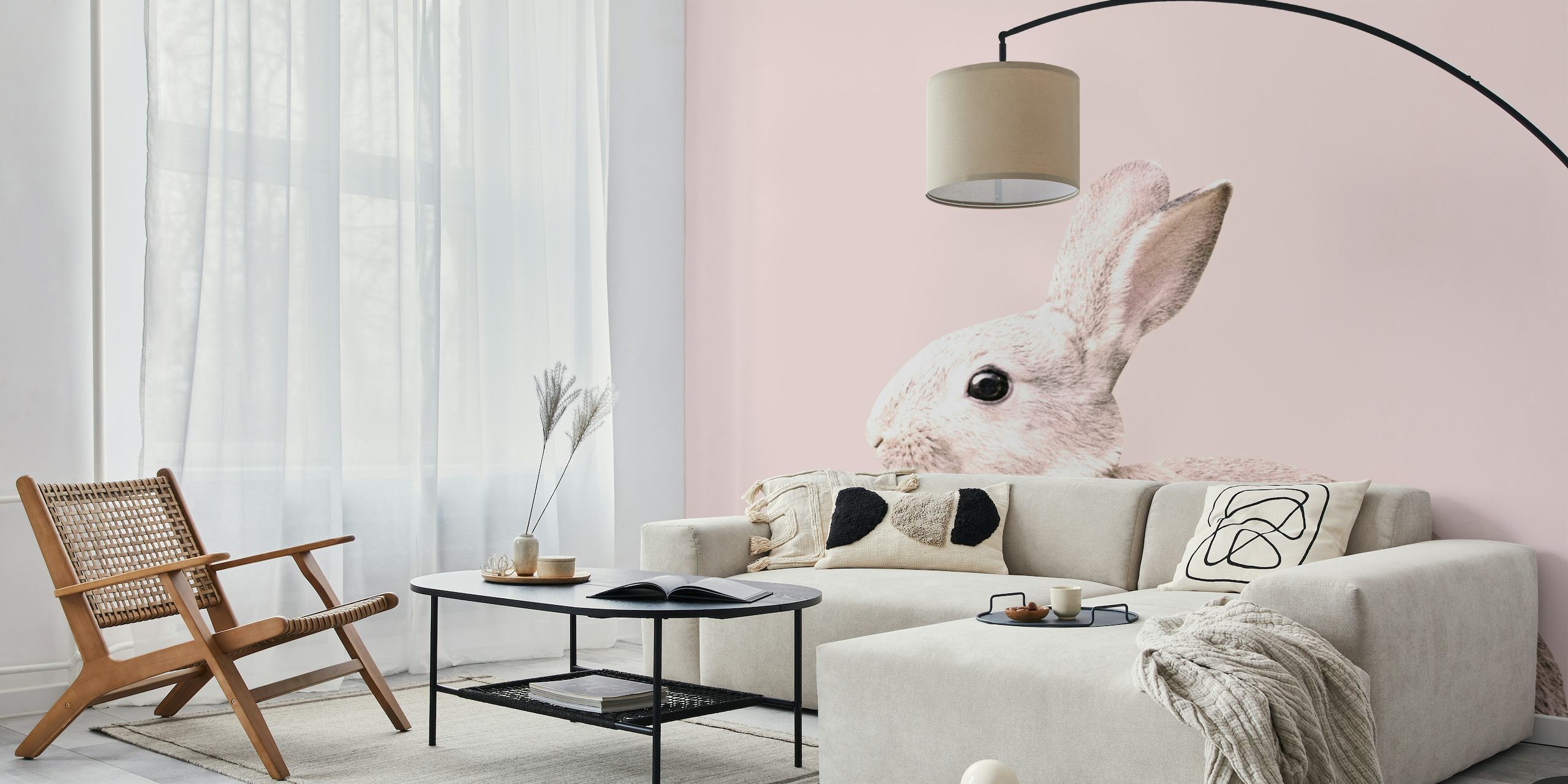 Blush Baby Bunny 1 wallpaper