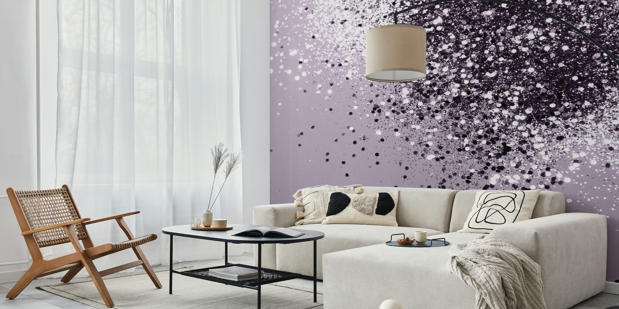 Sparkling Lavender Glitter 1 wallpaper