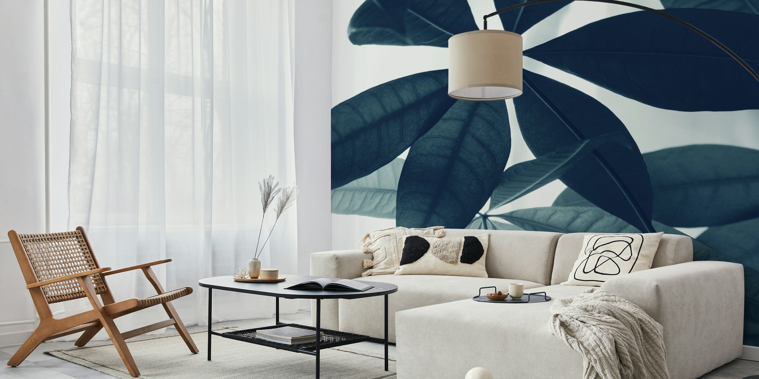 Pachira Aquatica wallpaper in a room