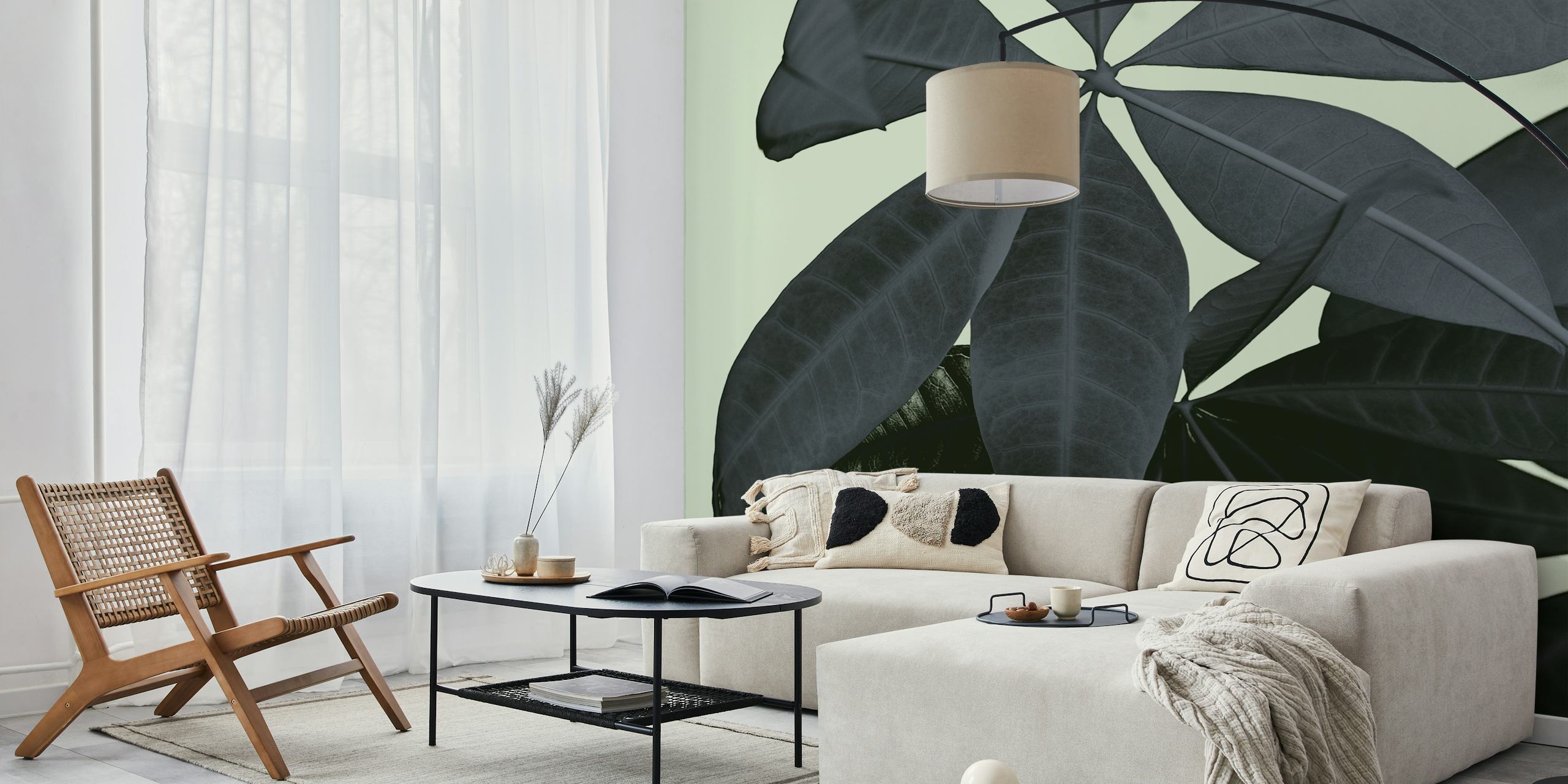 Pachira Aquatica 3 wallpaper in a room