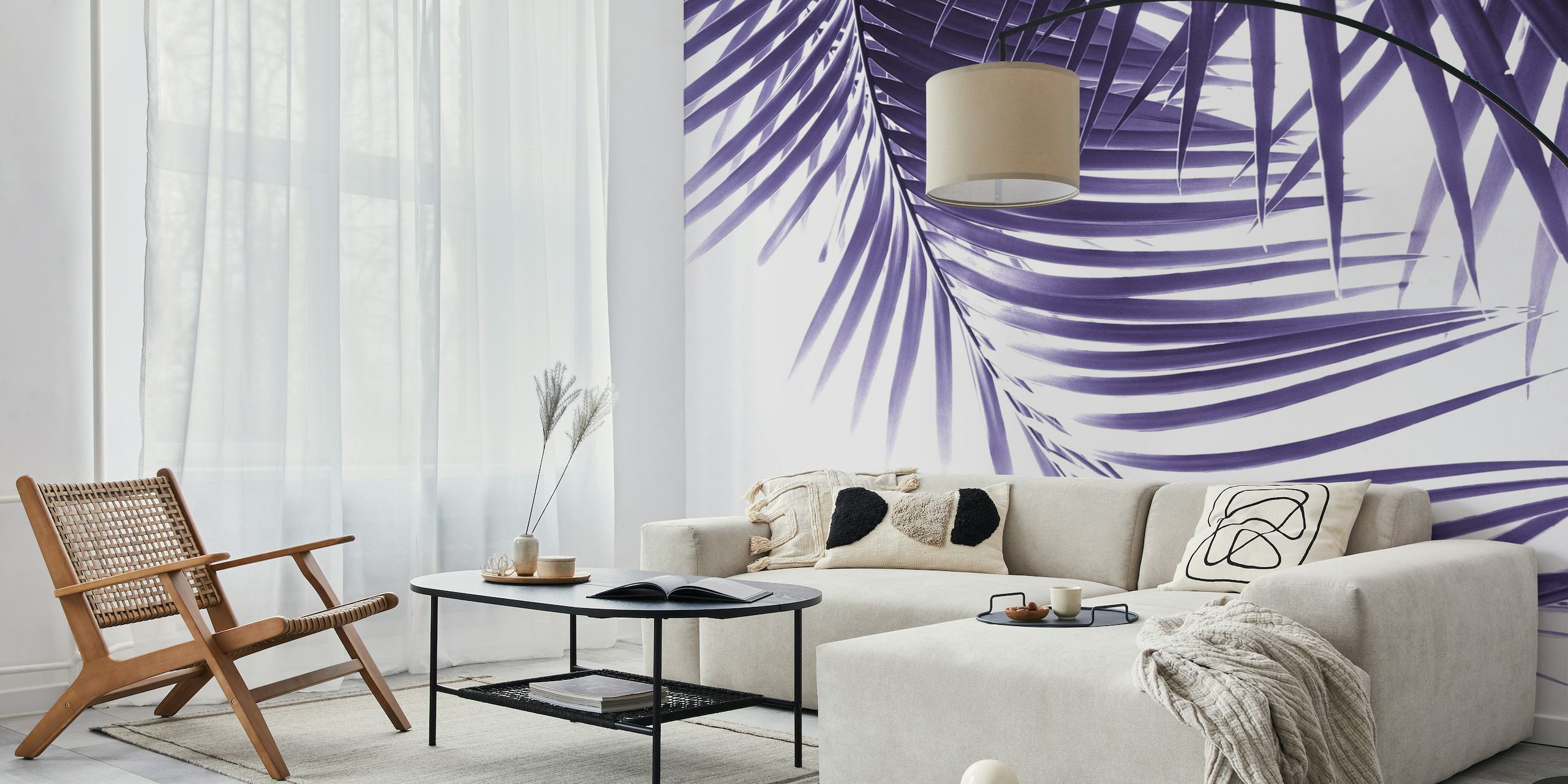 Palm Leaves Ultra Violet 2 wallpaper