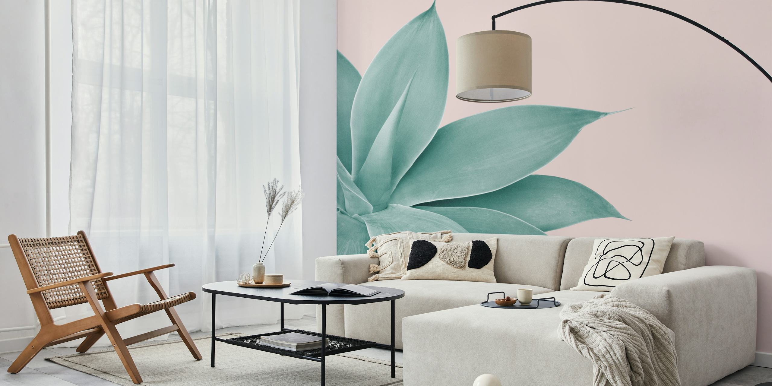 Agave Finesse 3 wallpaper design in a room