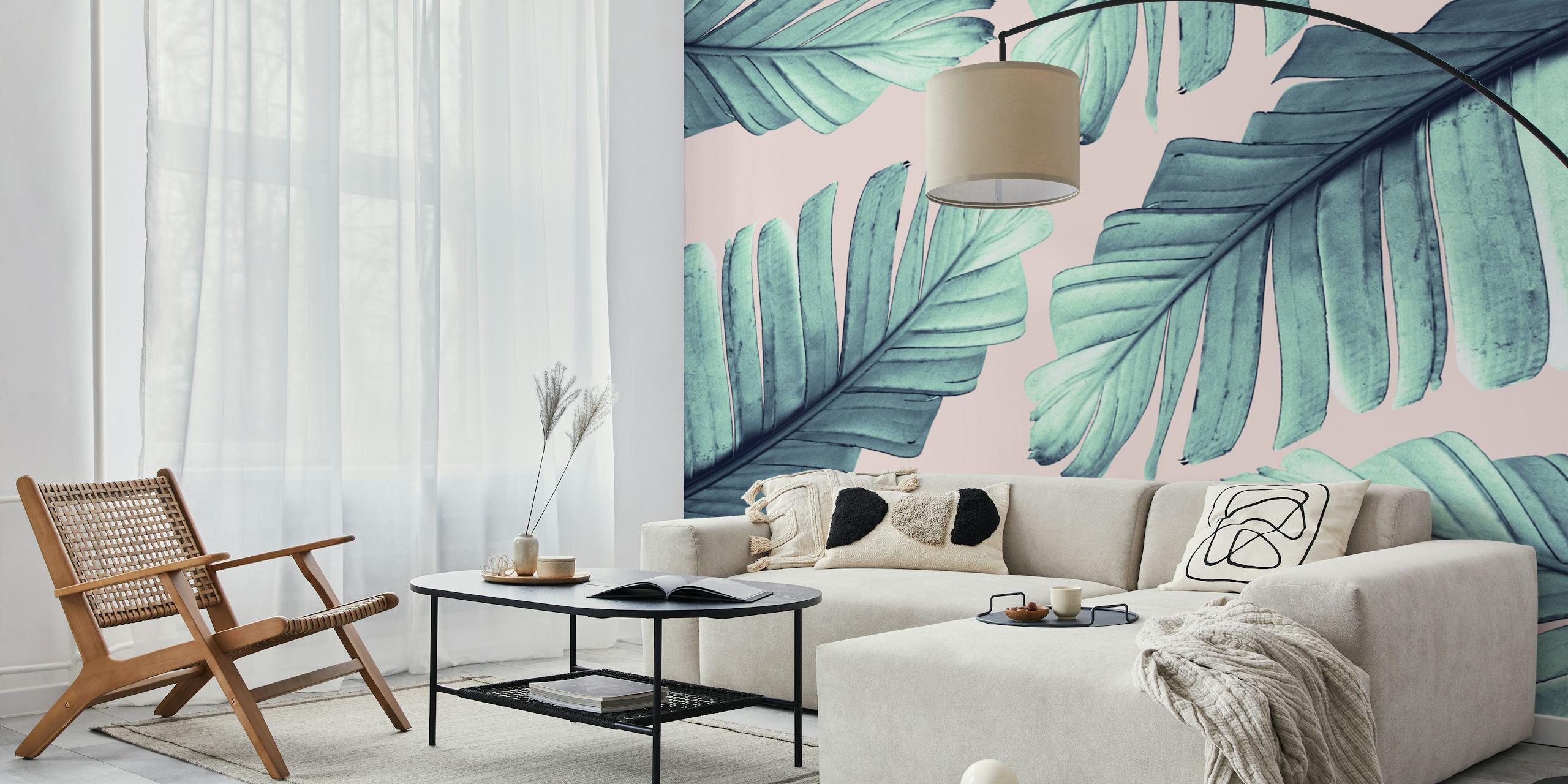 Blush Banana Leaves Dream 7 i ett rum