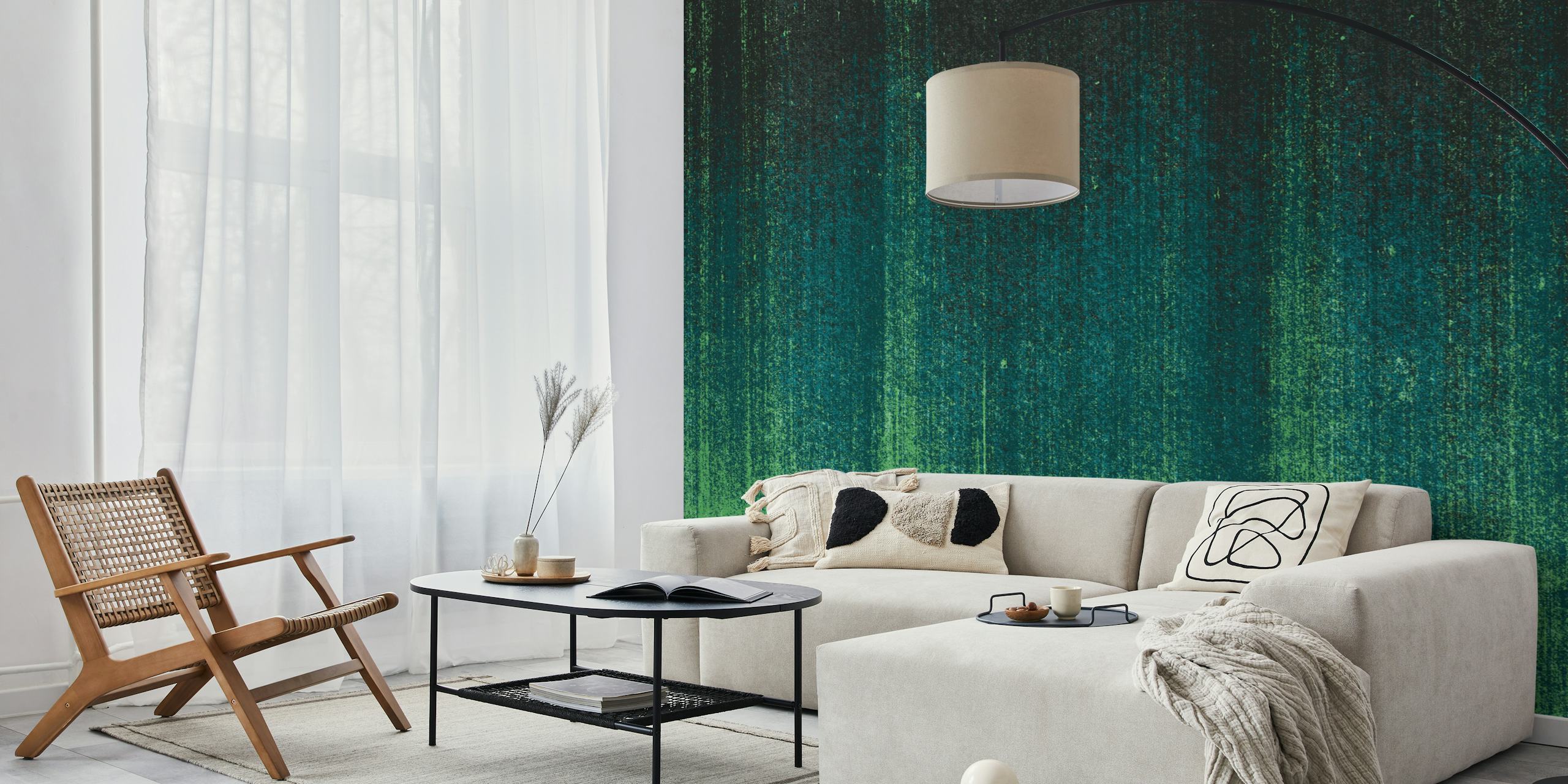 Scratches Eight Wallpaper Design In A Room
