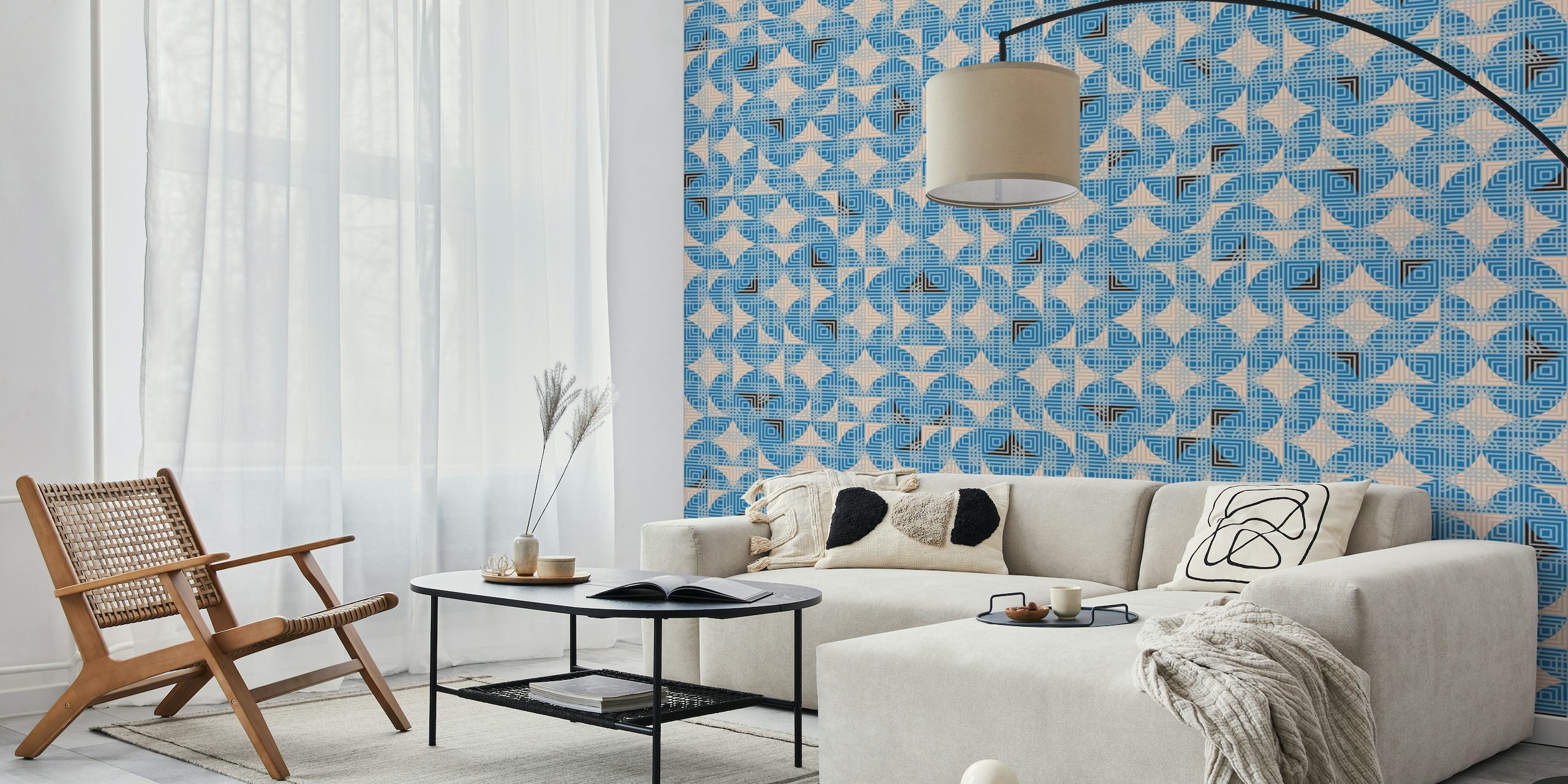 Geometric Blue wallpaper