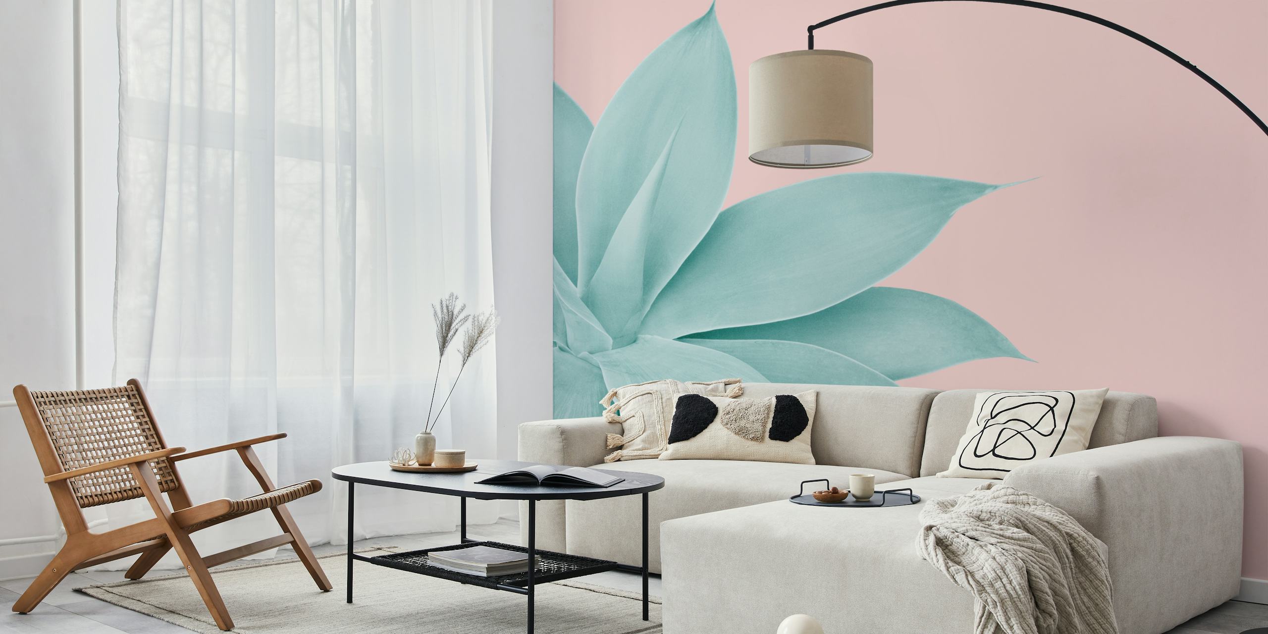 Agave Finesse 7 wallpaper in een kamer