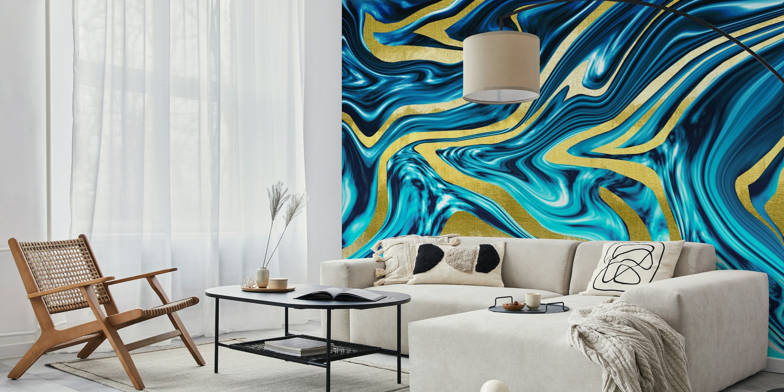 Ocean Gold Marble 1 ταπετσαρία