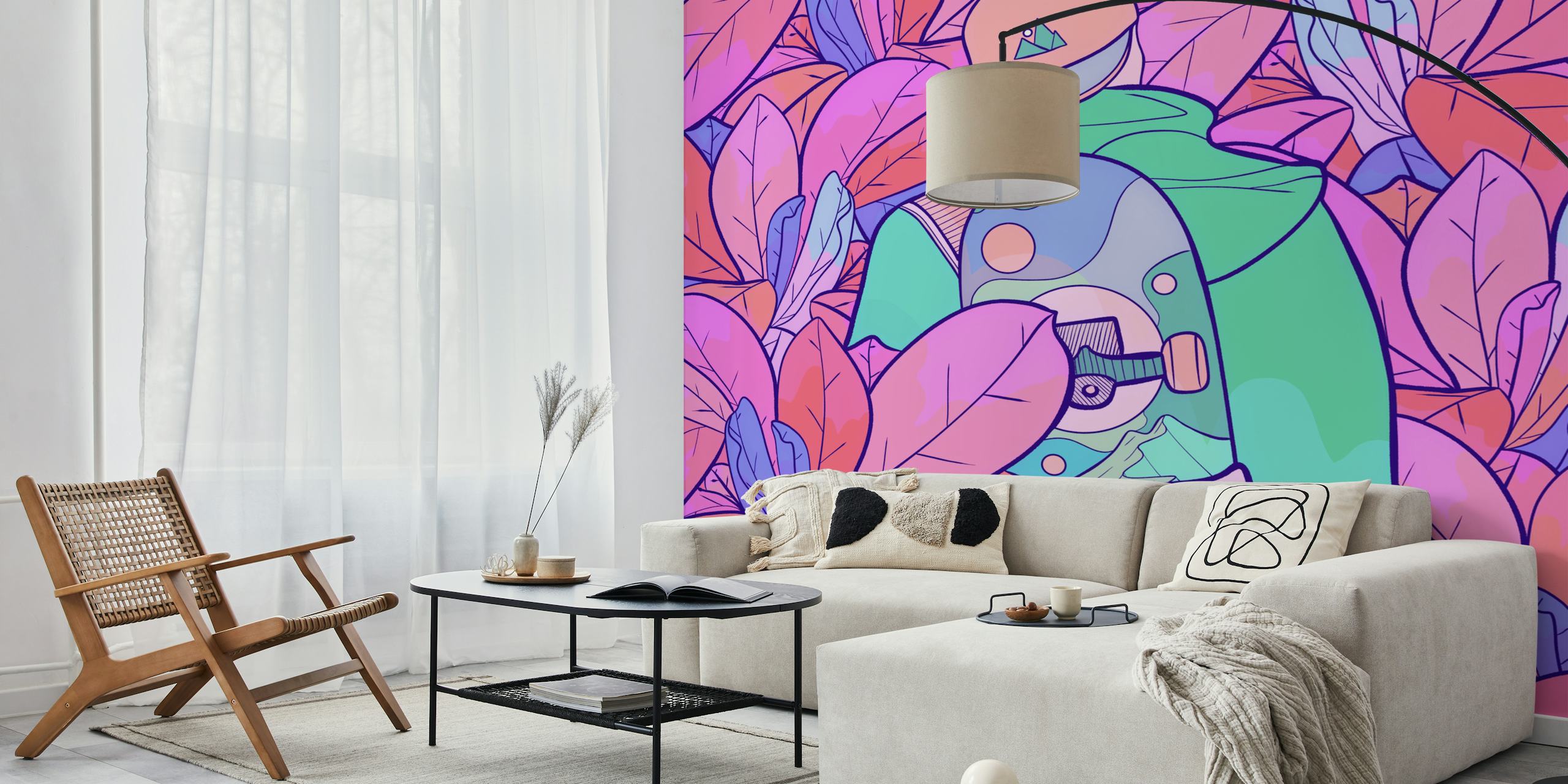 Lost in the forest wallpaper in a room