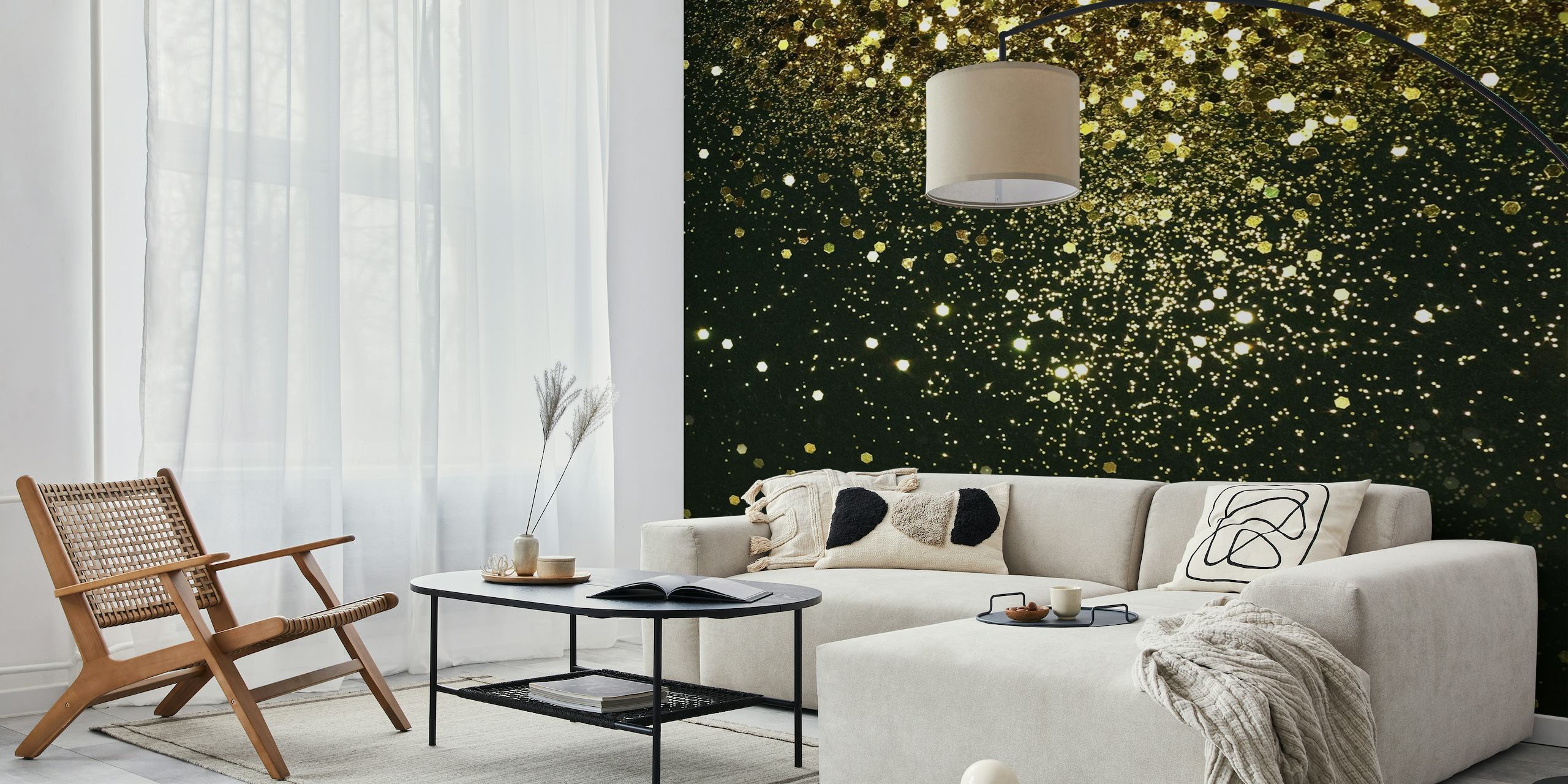 Sparkling Gold Glitter Glam 2a wallpaper