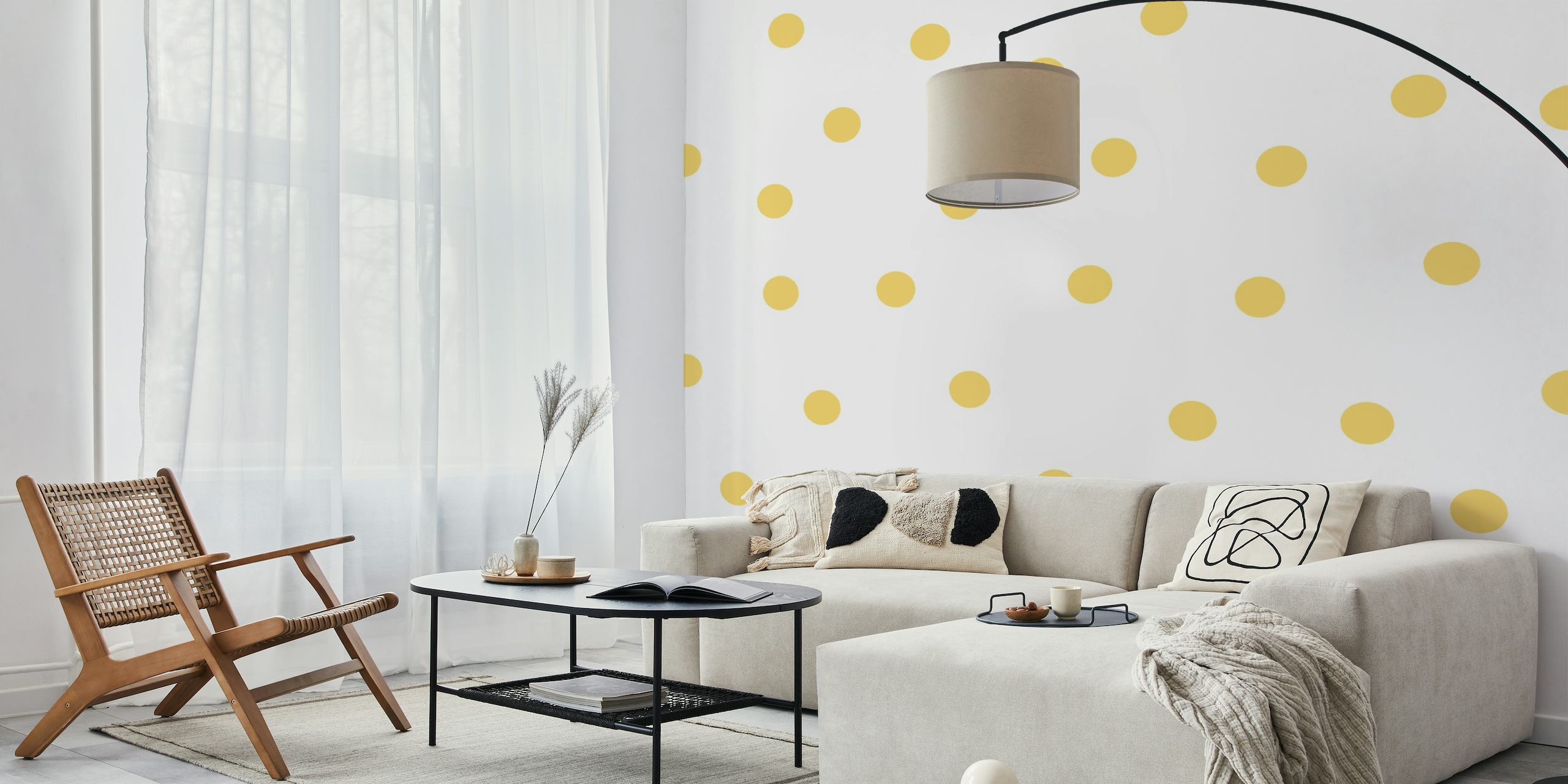 Dots Yellow wallpaper