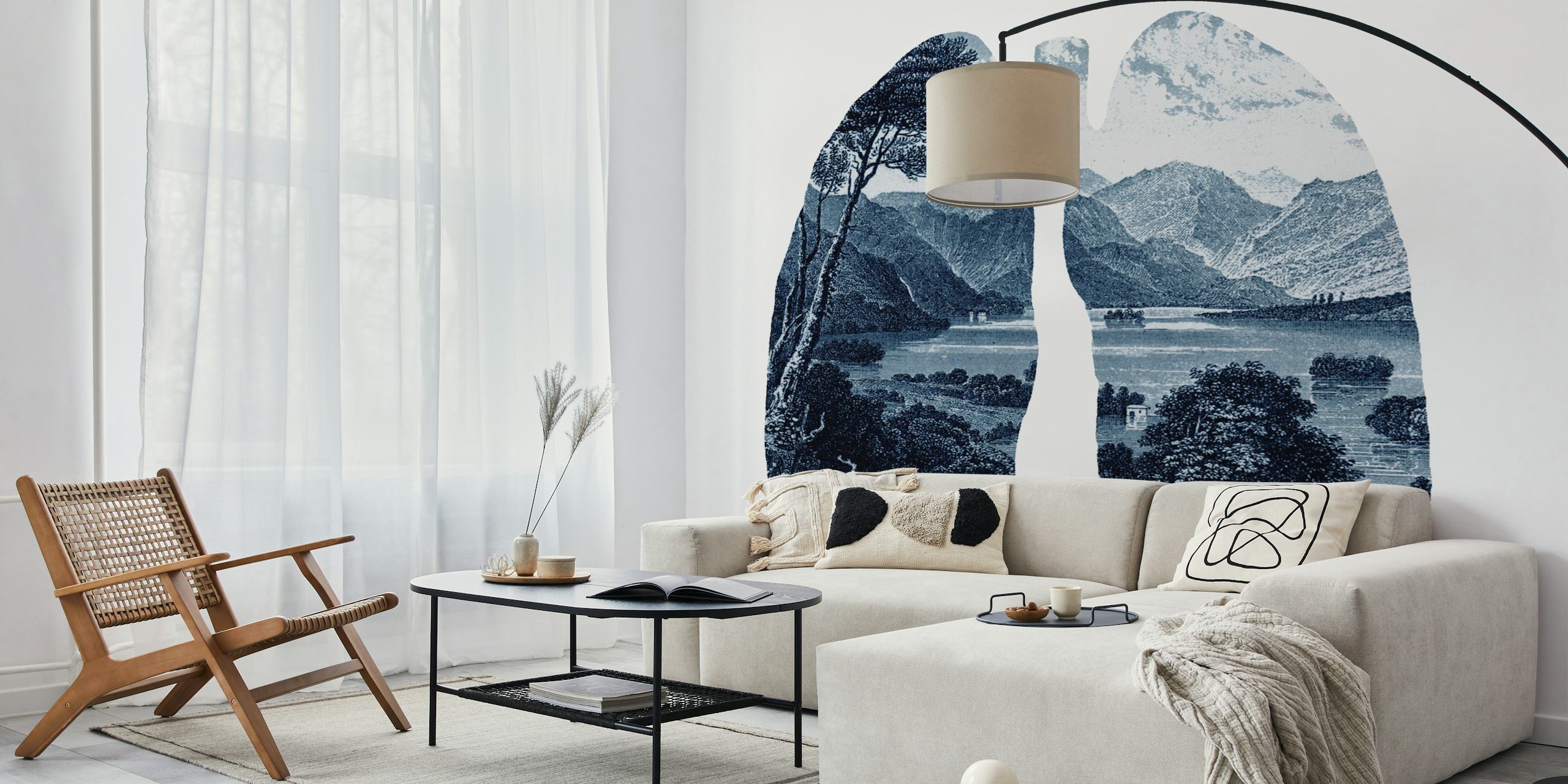 Fresh projekt tapety w ustawieniu pokoju