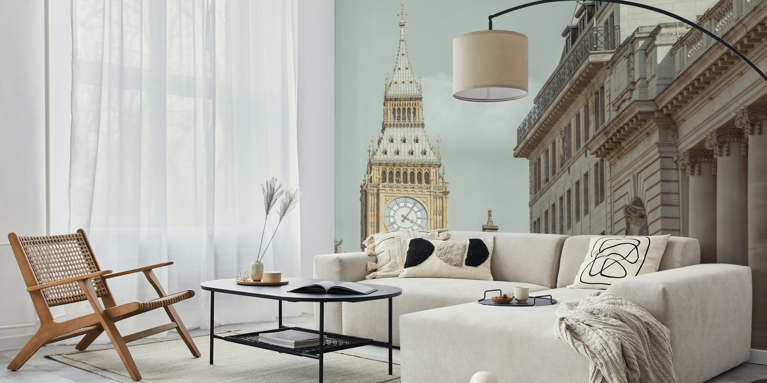 Timeless London tapetti huoneessa