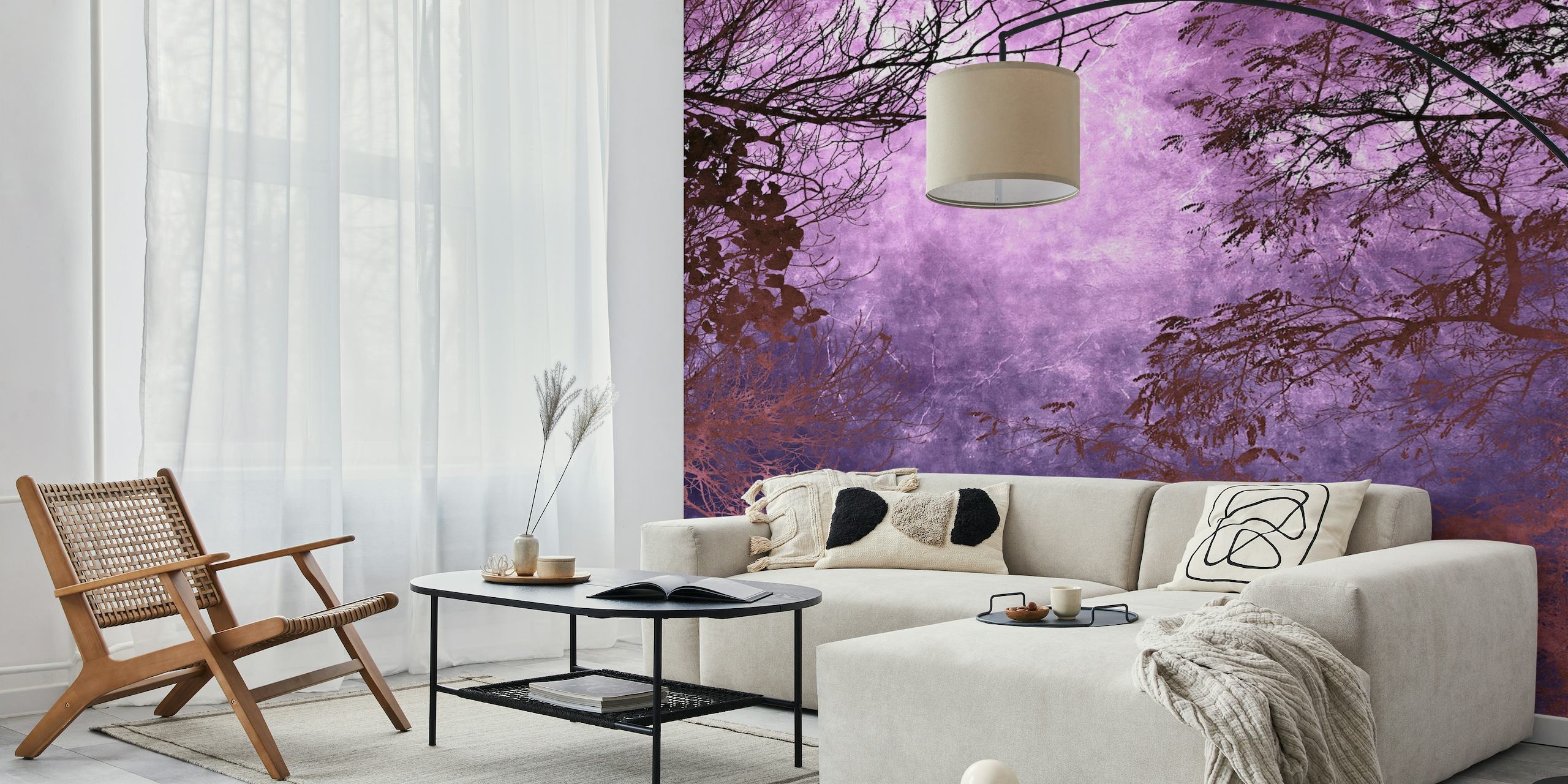 Purple Wooods wallpaper