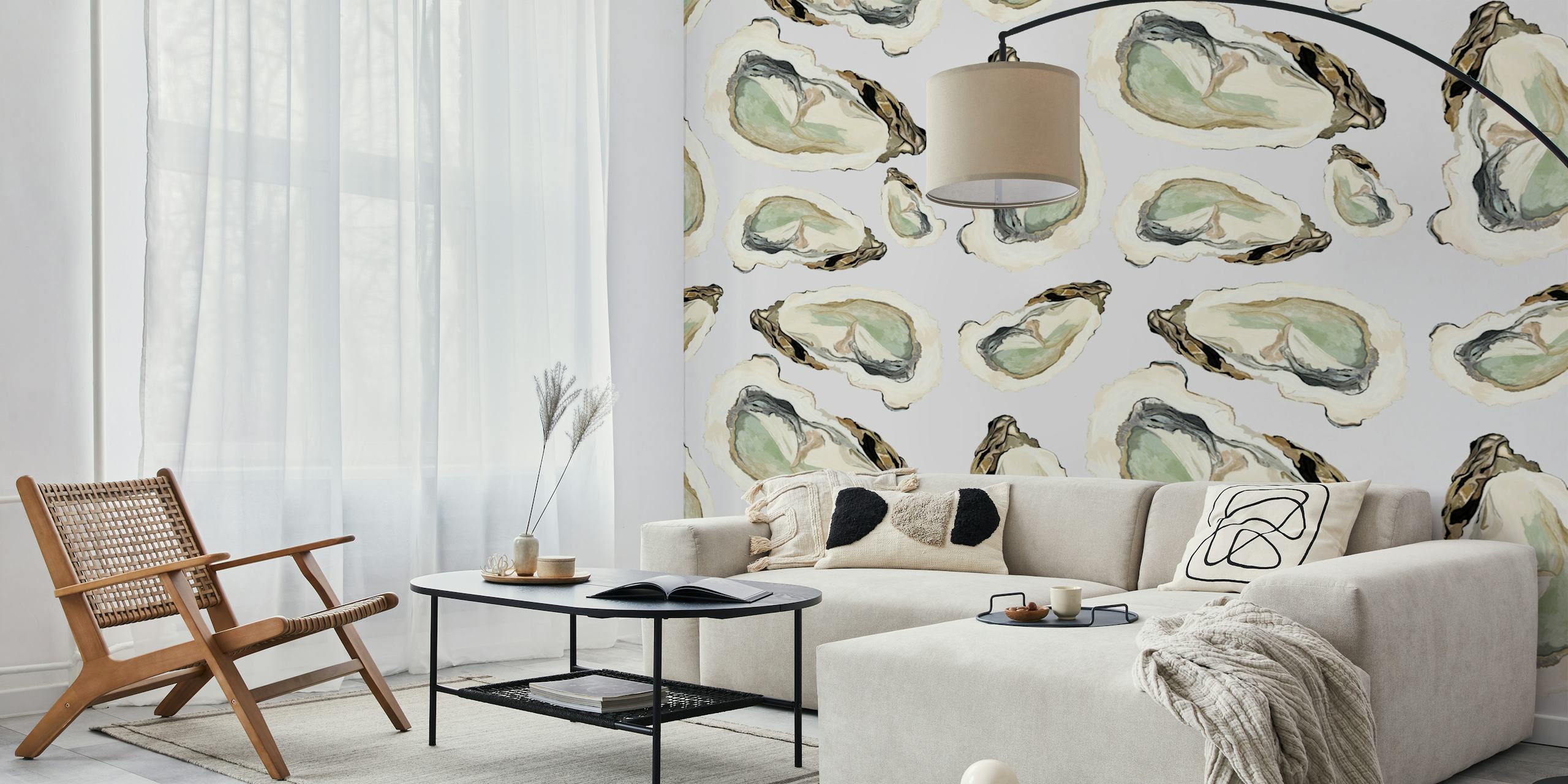 Tahiti wallpaper design in a room
