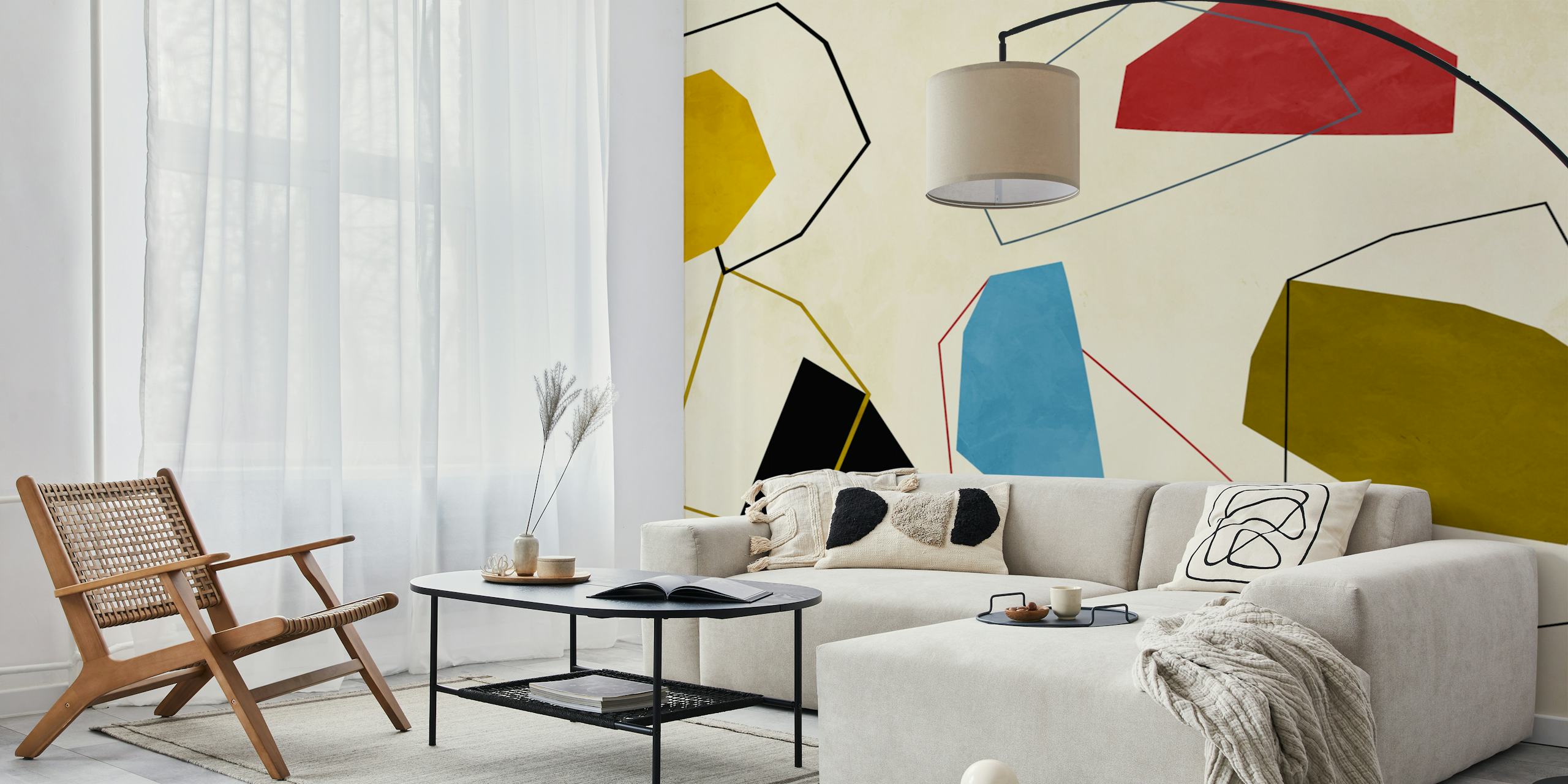 Magic Pieces In wallpaper displayed in a room