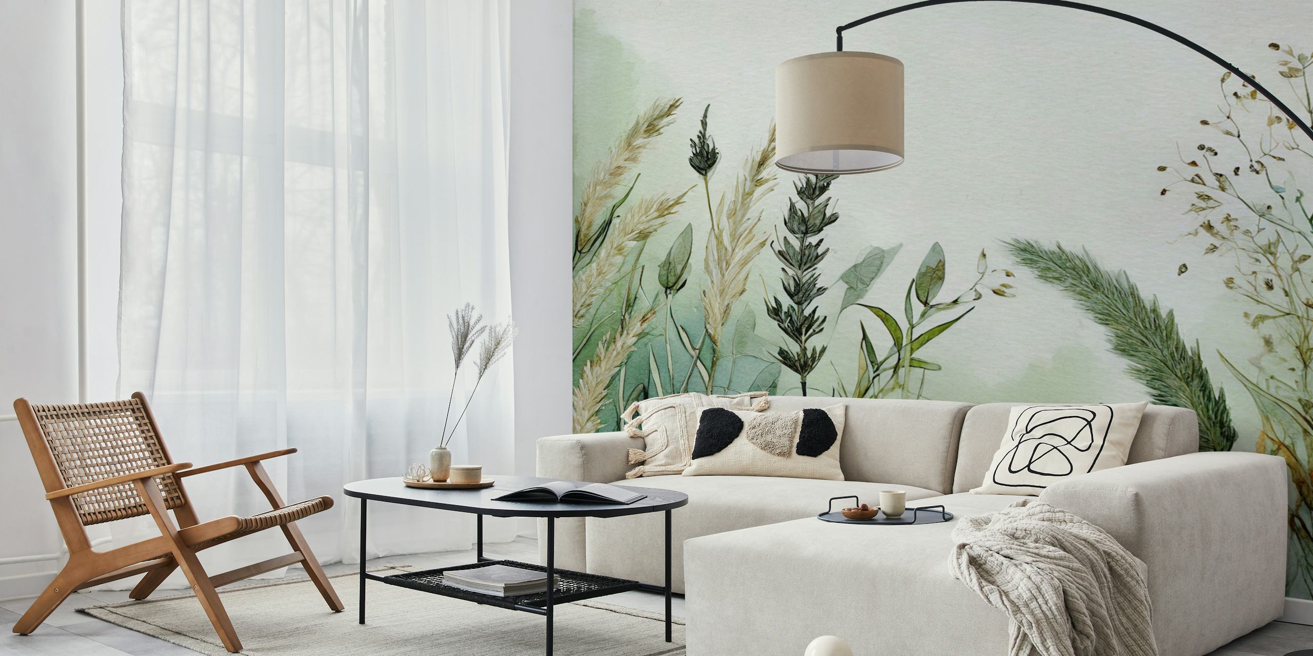 Wild spring meadow Tapetdesign