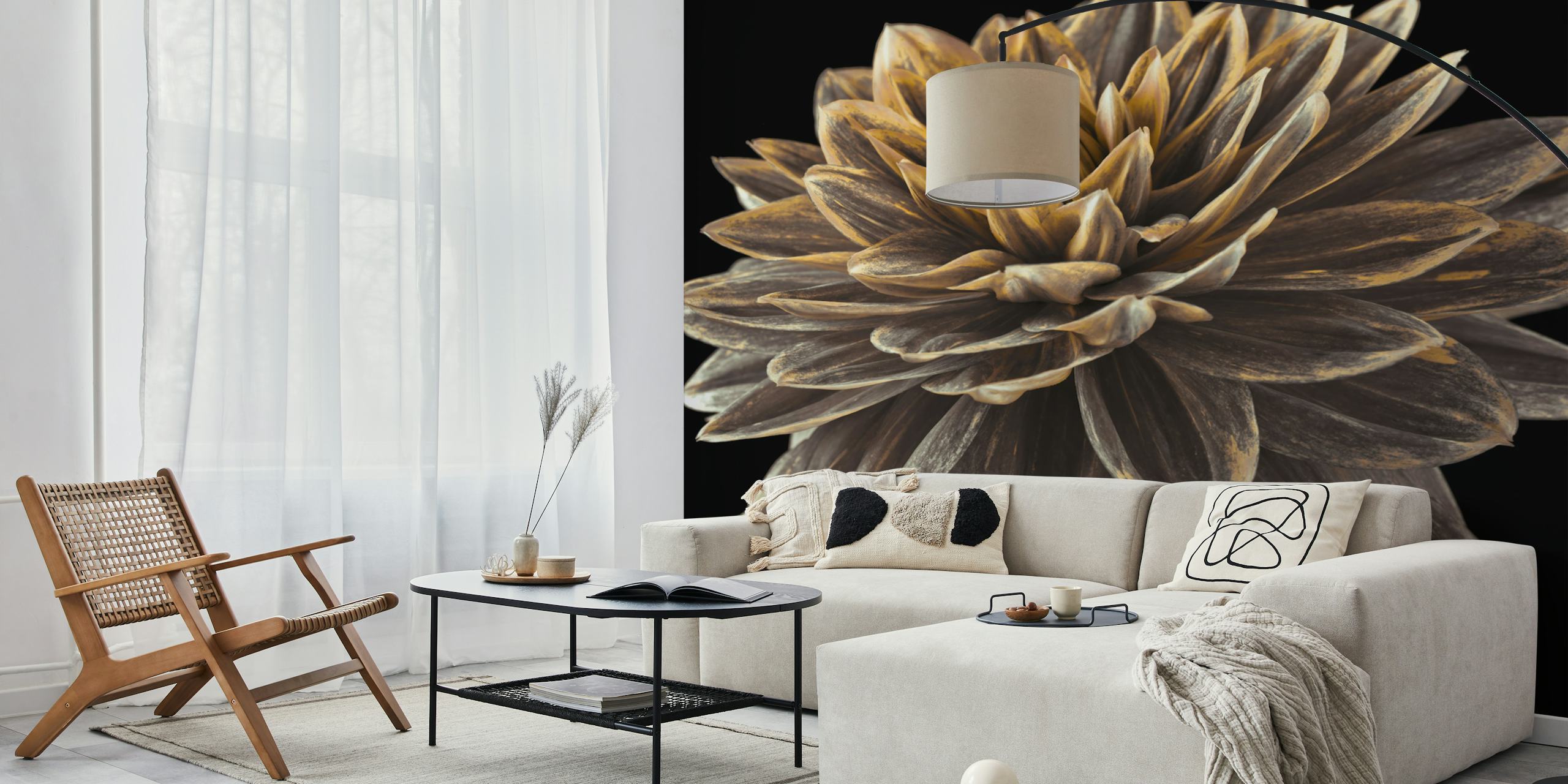 Intricate Beauty design de papier peint floral