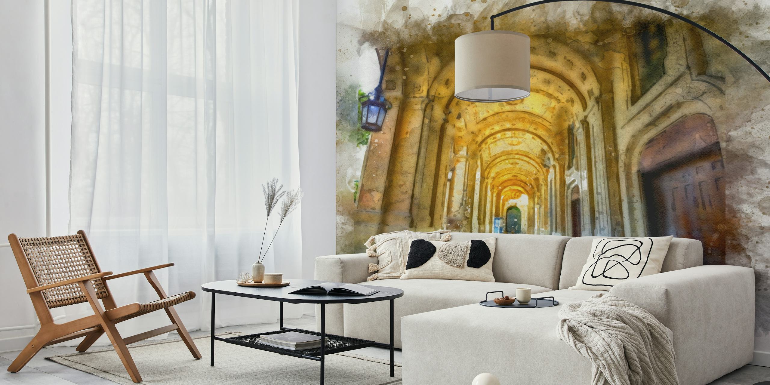 Wallpaper of National Library of Malta