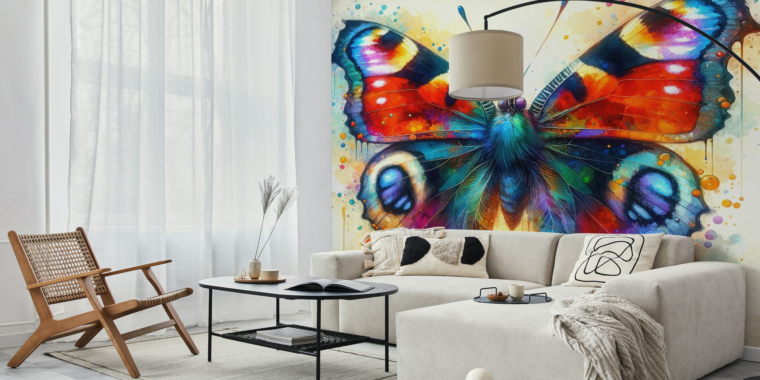 Watercolor Butterfly wallpaper