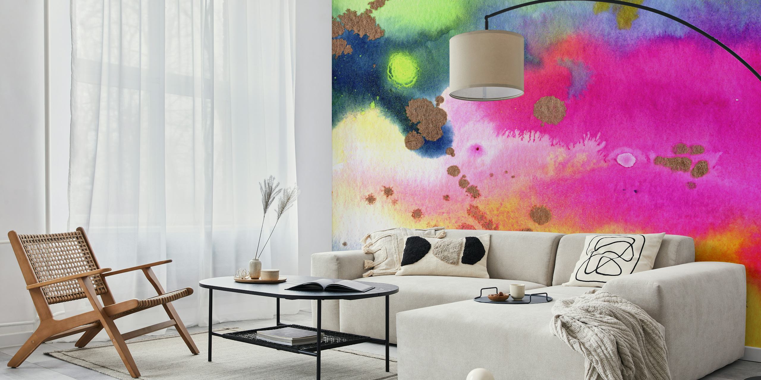 Prisma wallpaper design in a room
