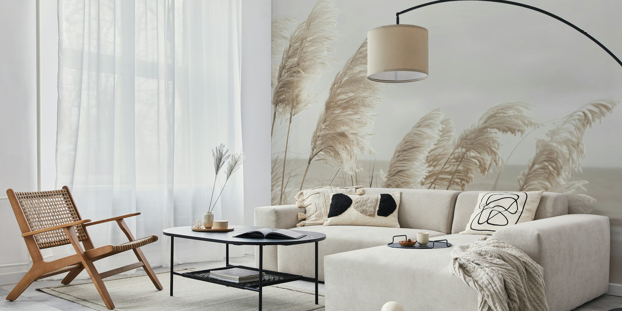 Pampas grass at the beach design