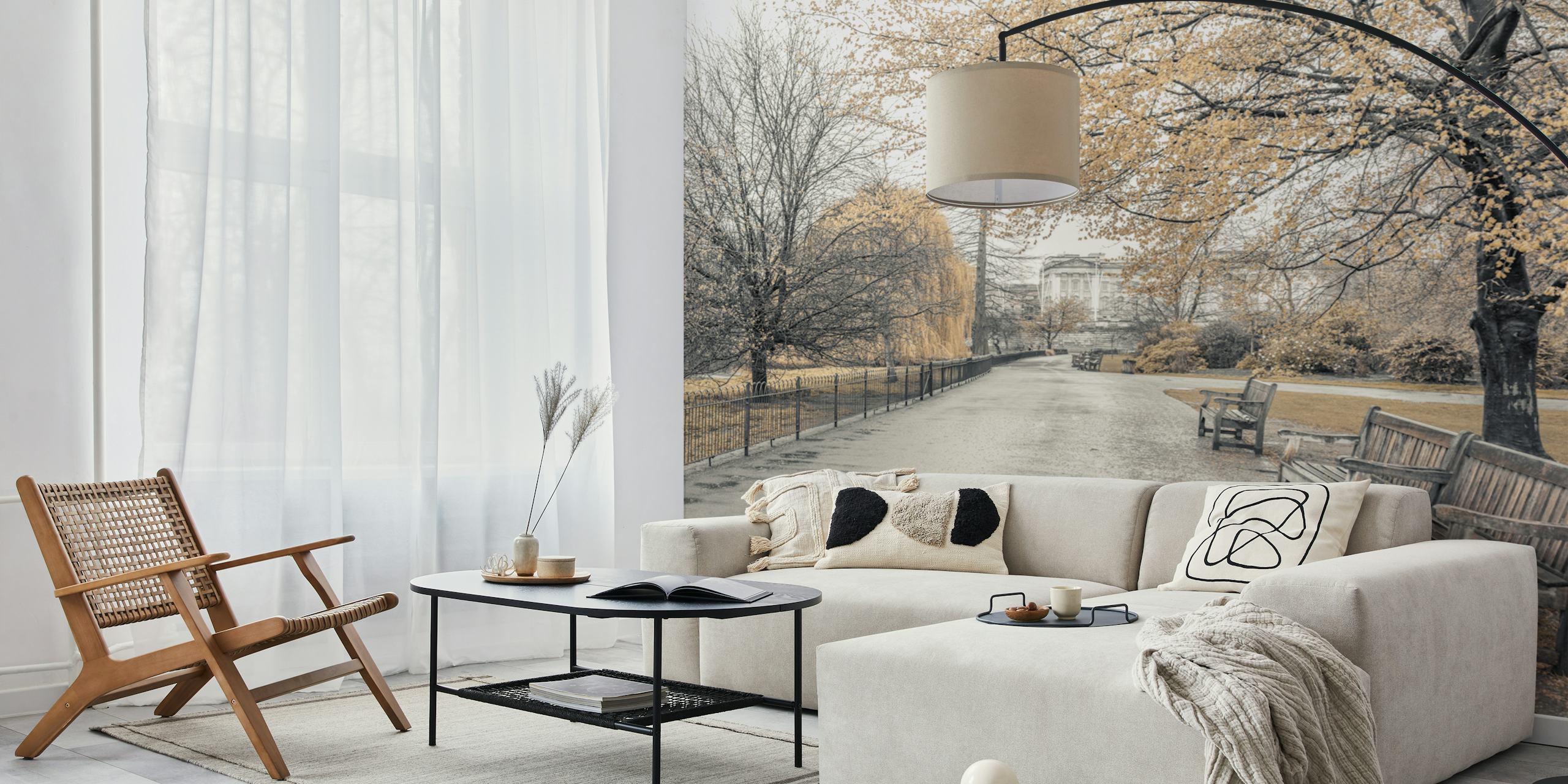 Papel de parede Picturesque St James Park em um quarto