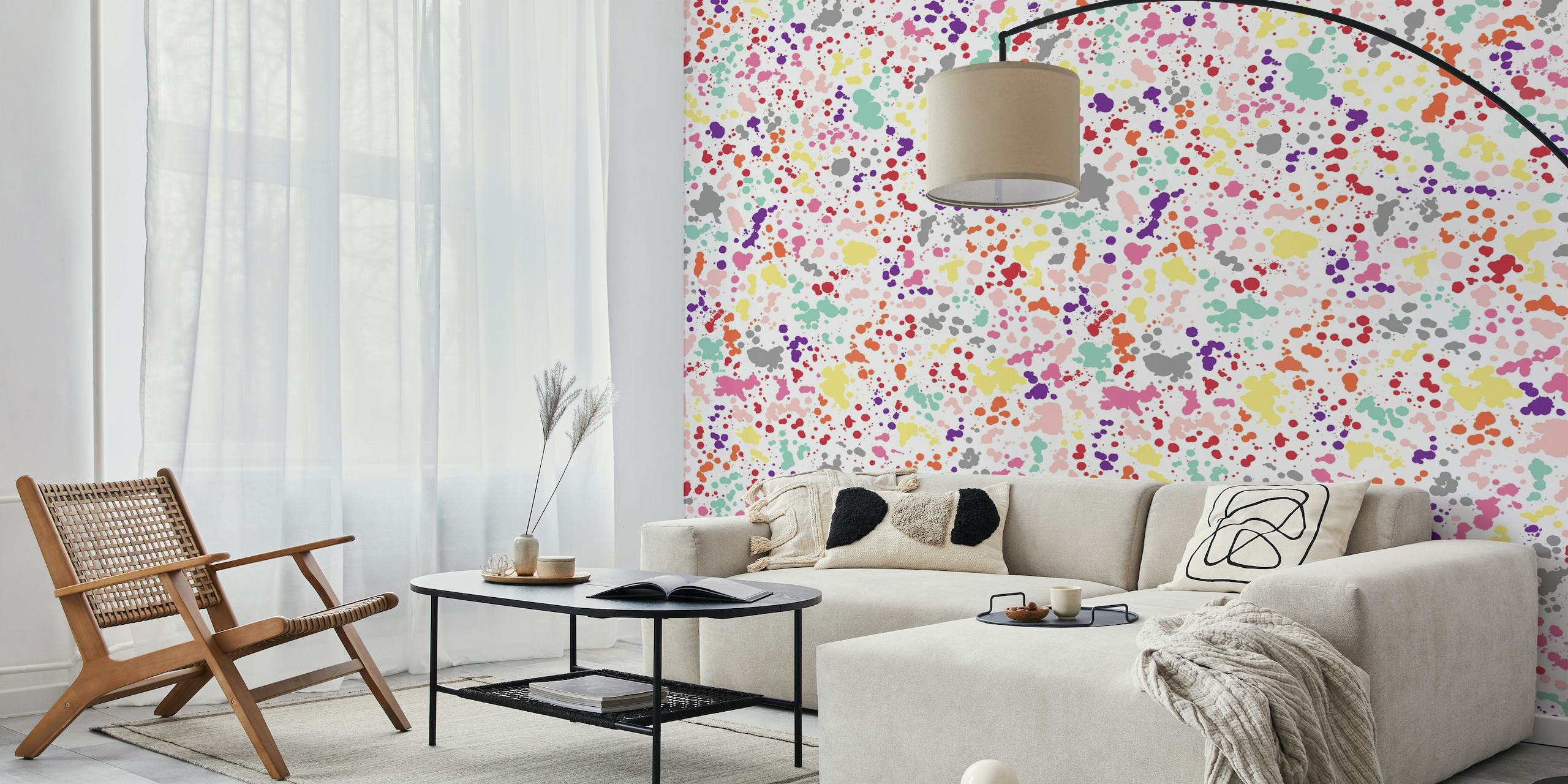 Splatter Colorful Drops wallpaper