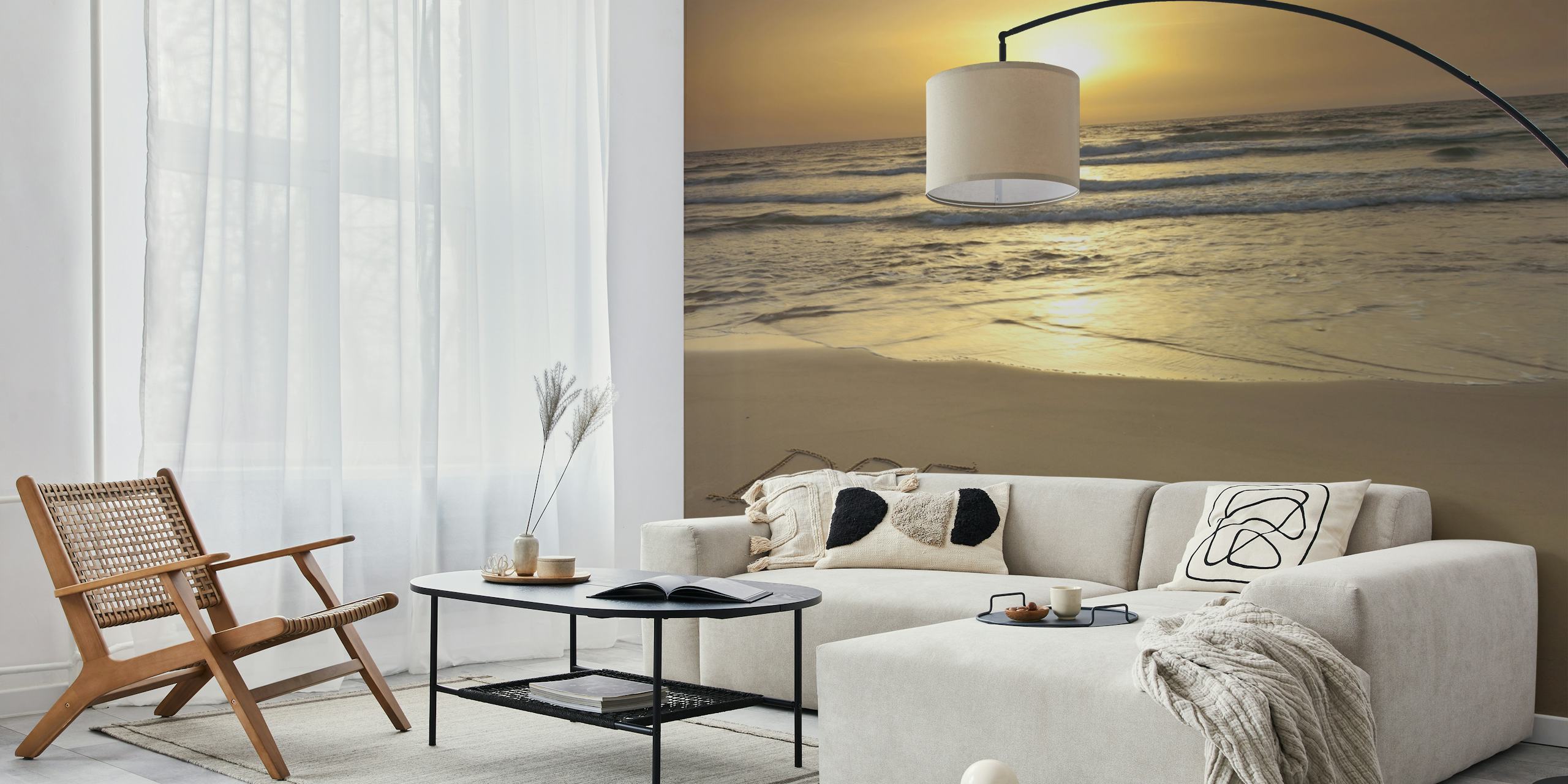 Ocean Dreams wallpaper in a serene room