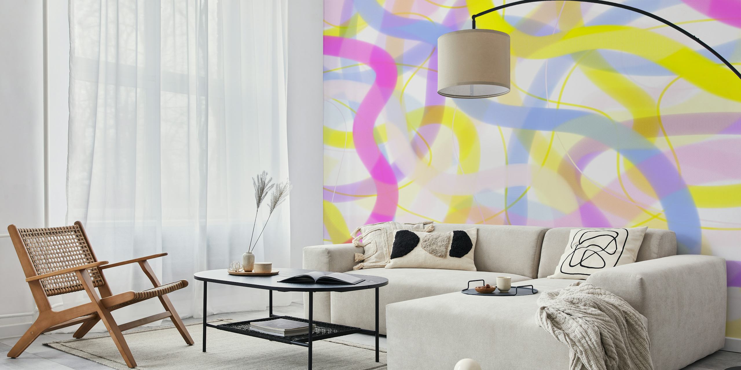 Cianfrusaglia 12 colorful wallpaper design