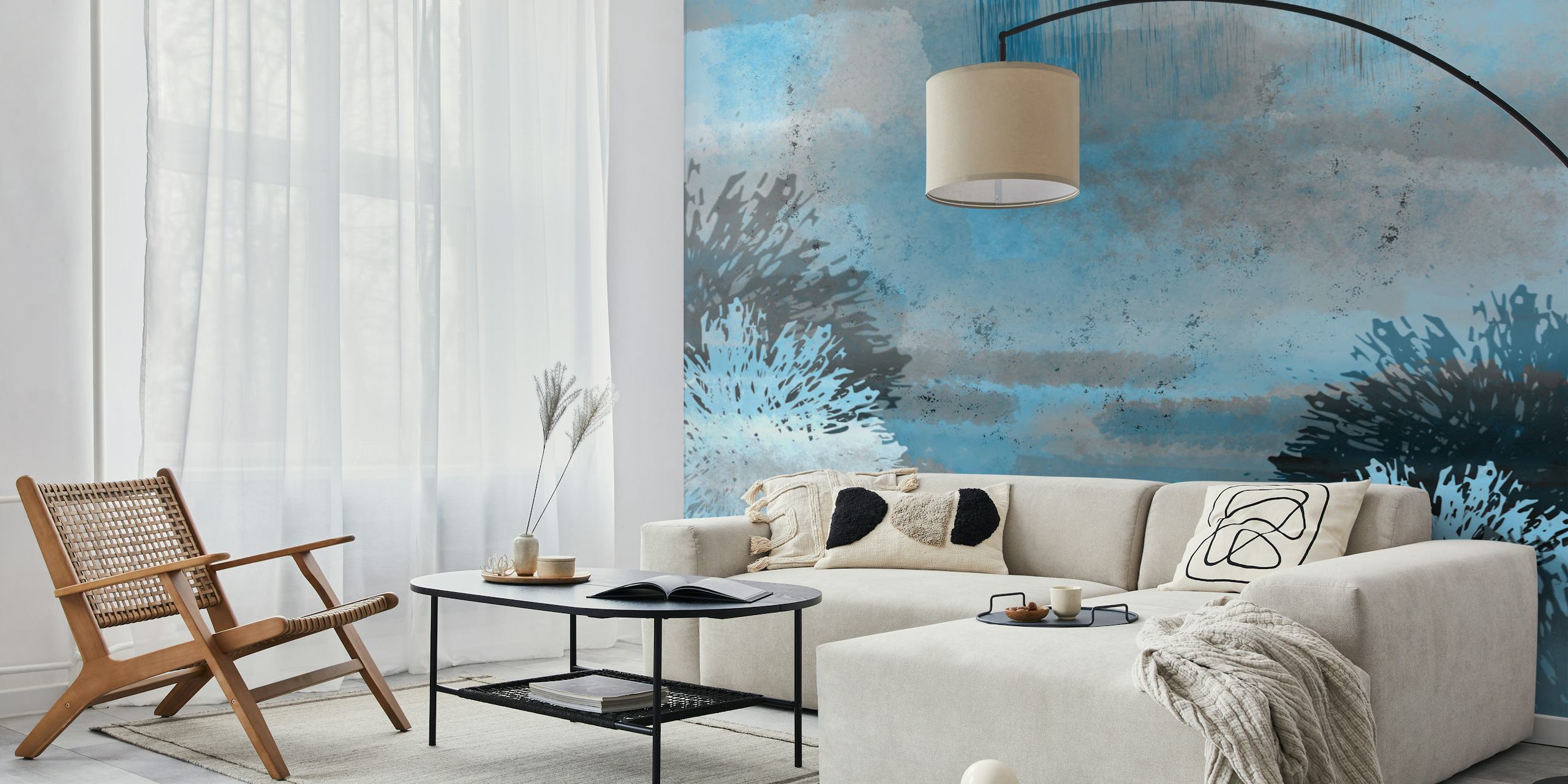 Waiting For My Love wallpaper displayed in a room