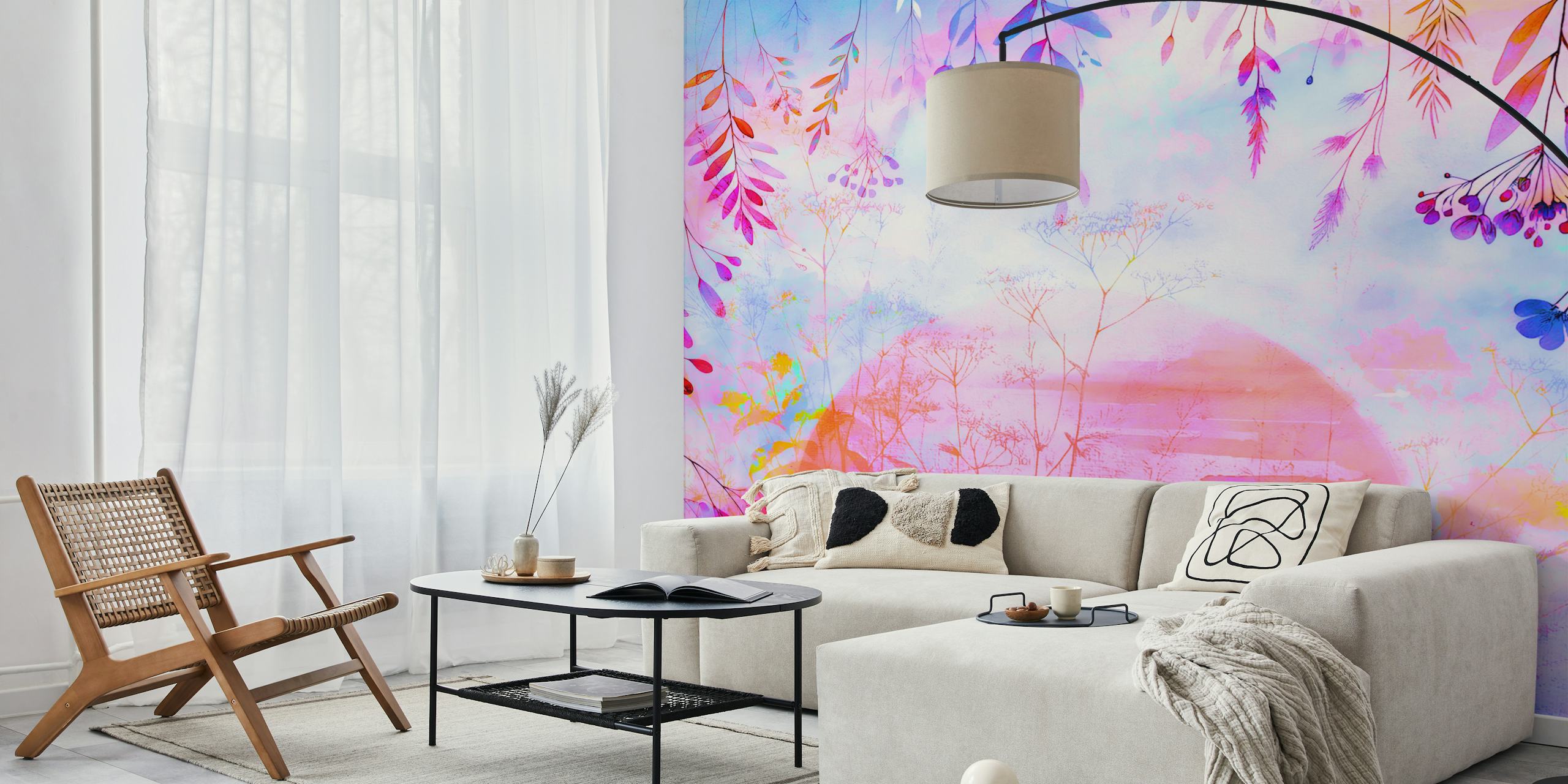 Ethereal Floral Fantasy tapeta w pokoju