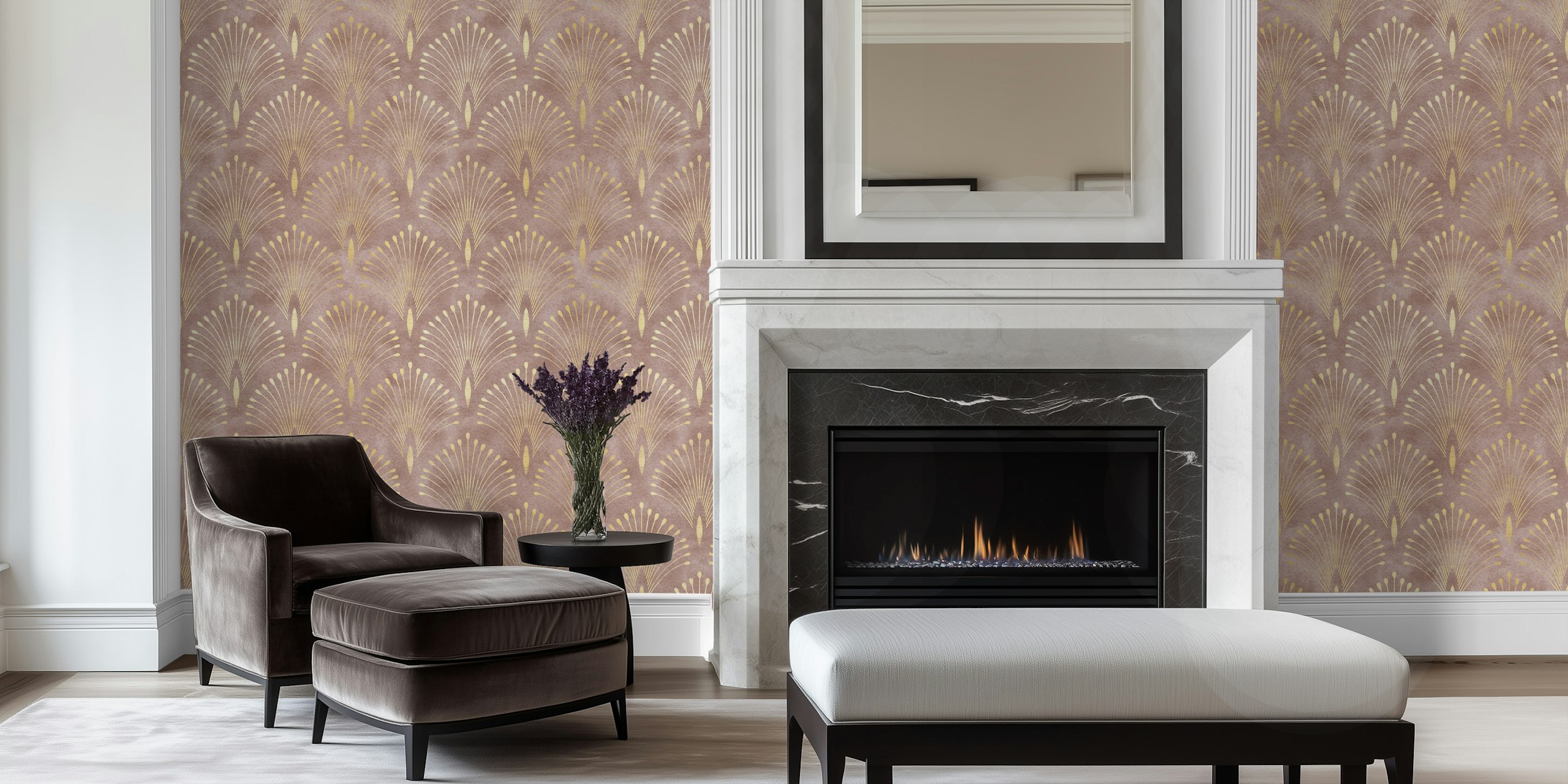 Golden Age Wallcoverings in a room