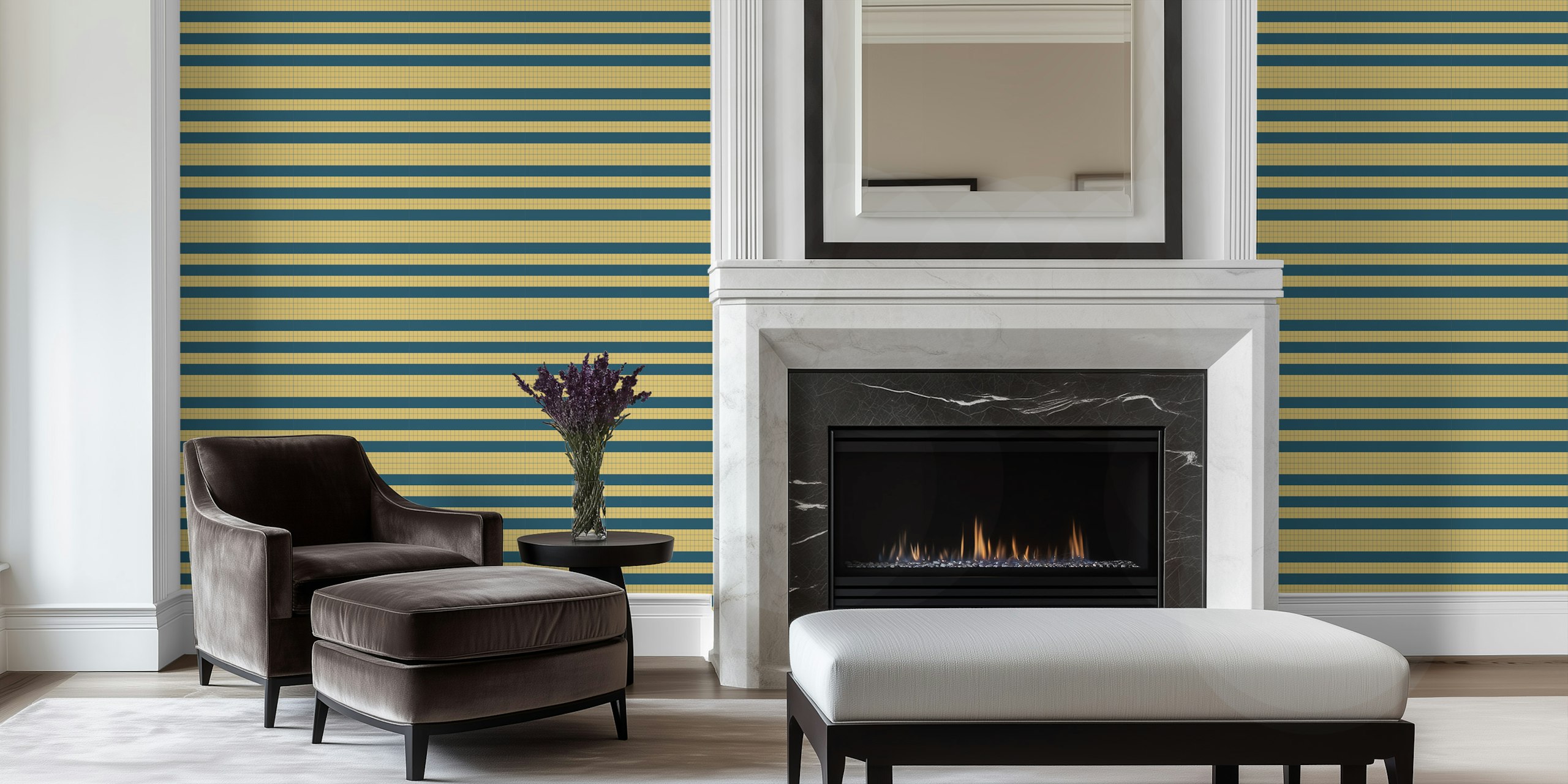 Modern Autumn wallpaper in a room