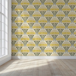 Vintage Jellyfish Harmony Yellow Green - L