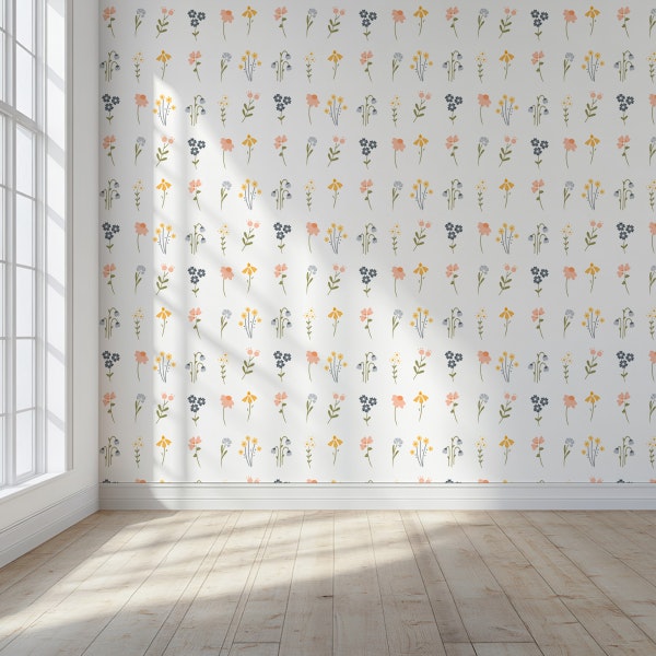 Wildflower Portraits on White