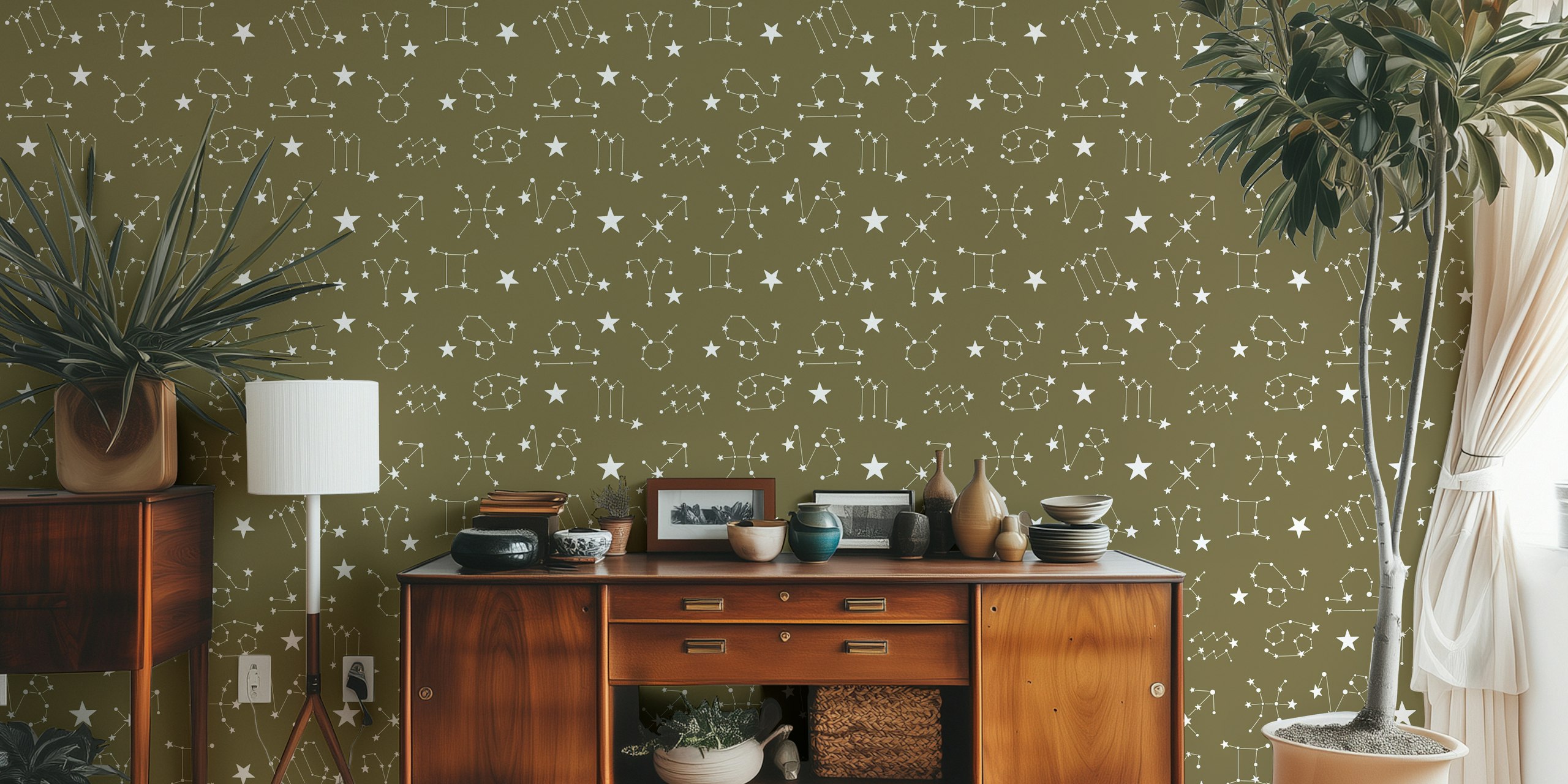 Tapeta Starry Constellations u sobi