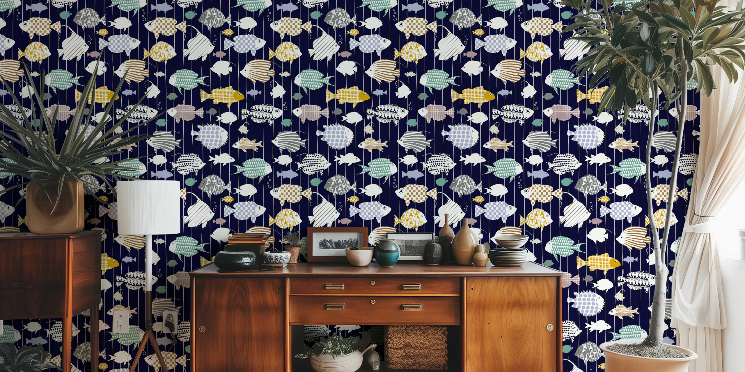 Fresh Fish Wallpaper - happywall.com