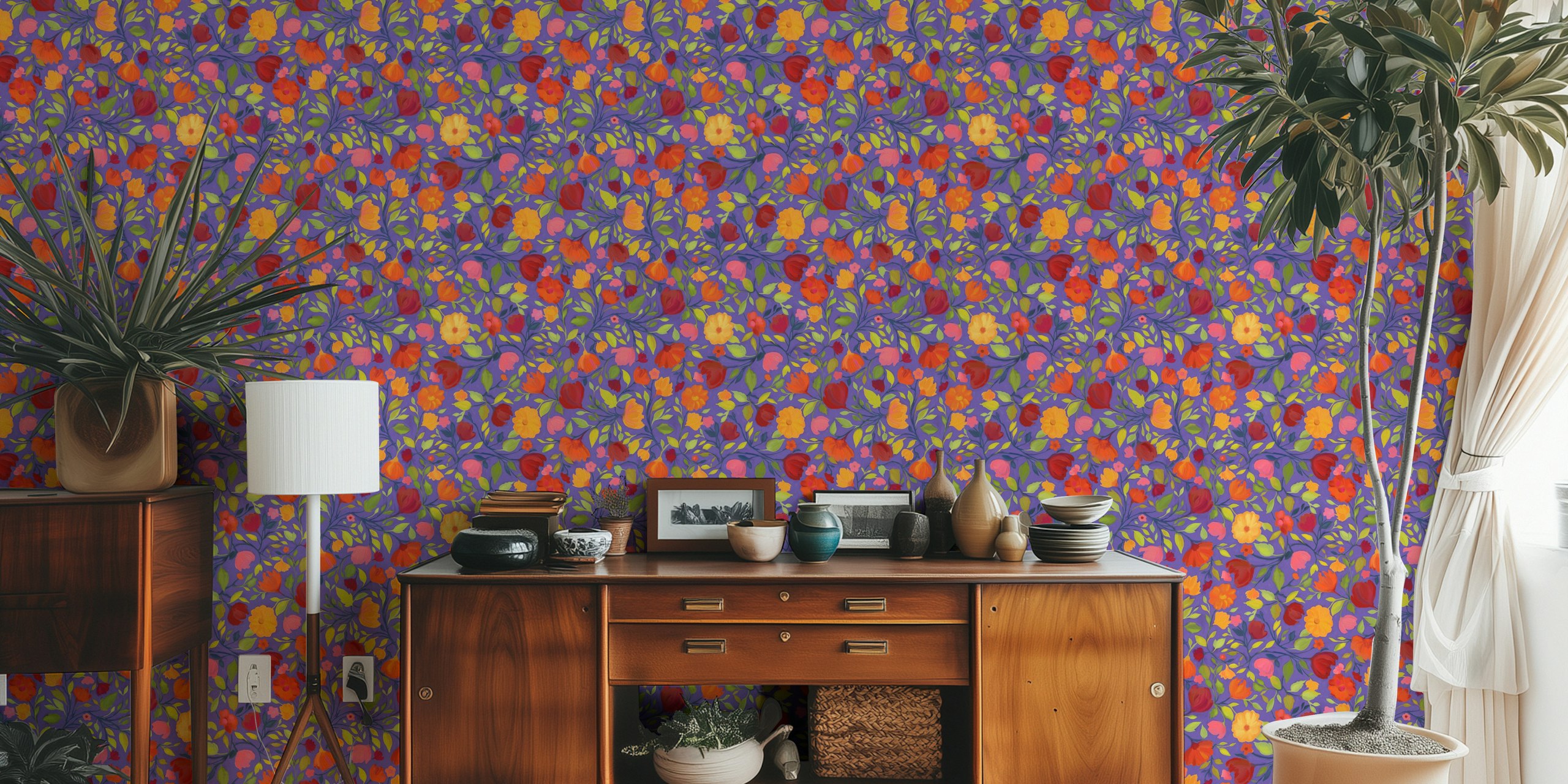 Floral Miraflores tapetdesign