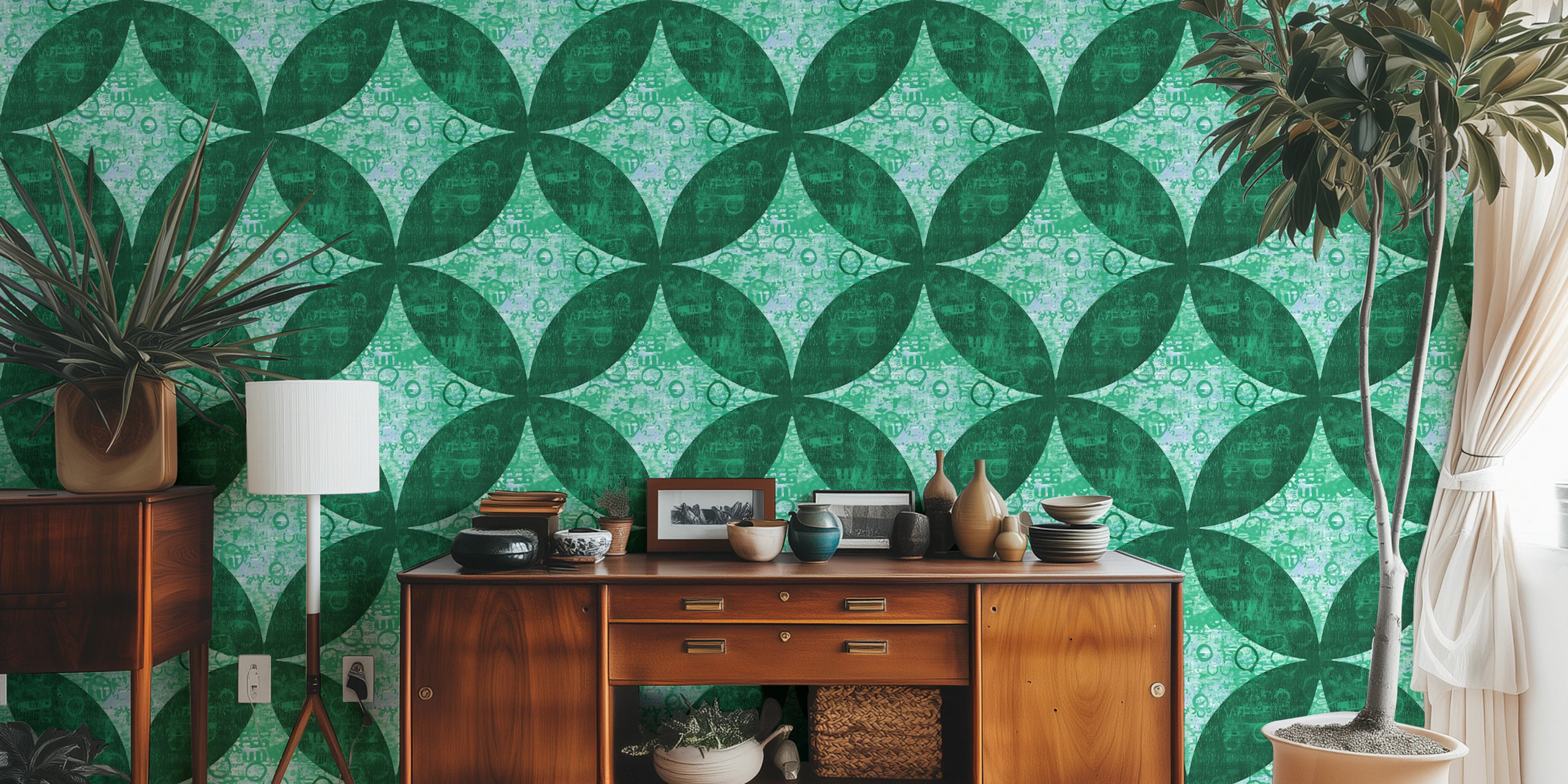 Green Geometry Wallpaper - Buy Stunning Wallpapers Online