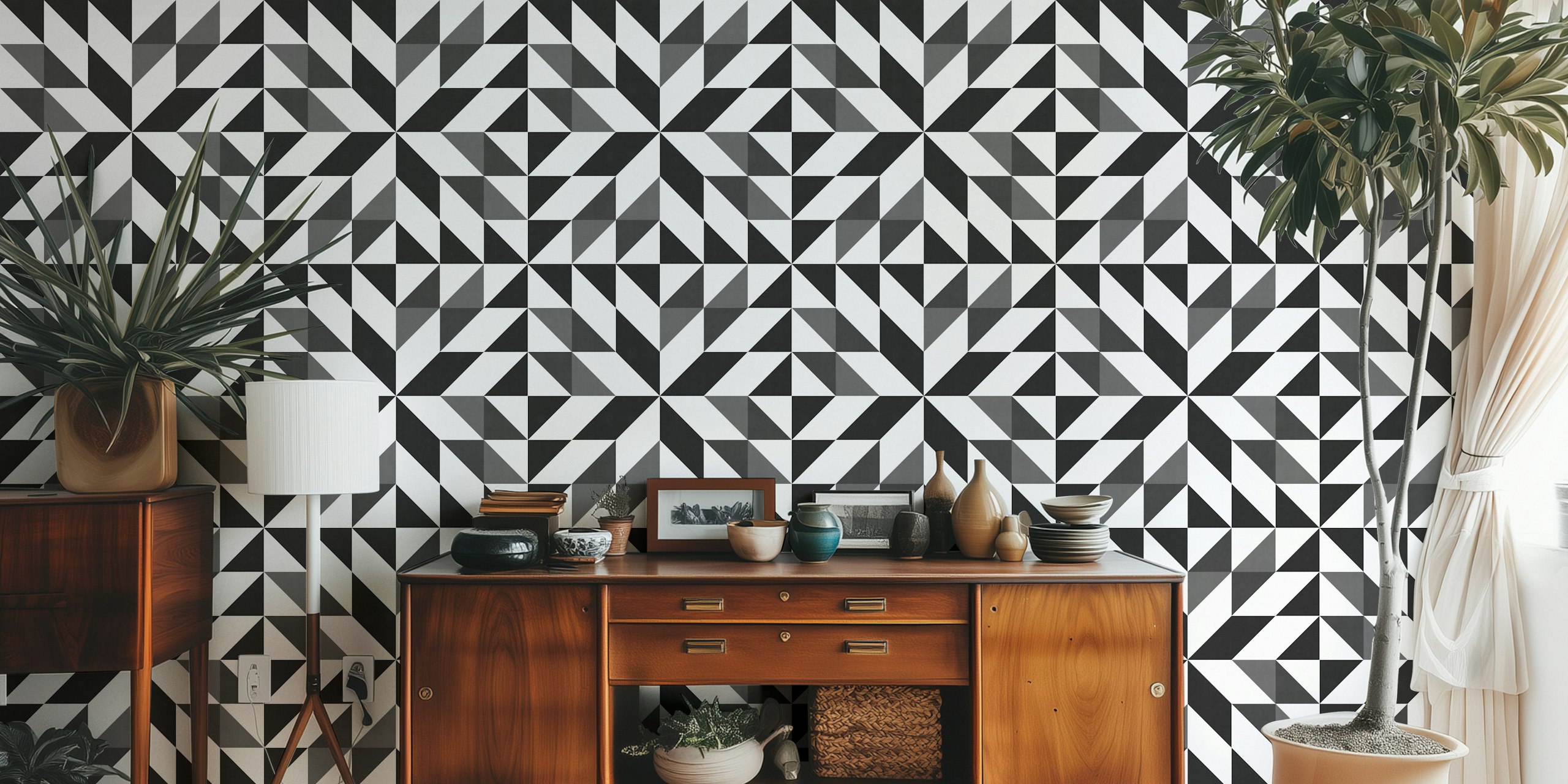 Abstraktni oblique geometry uzorak wallpaper