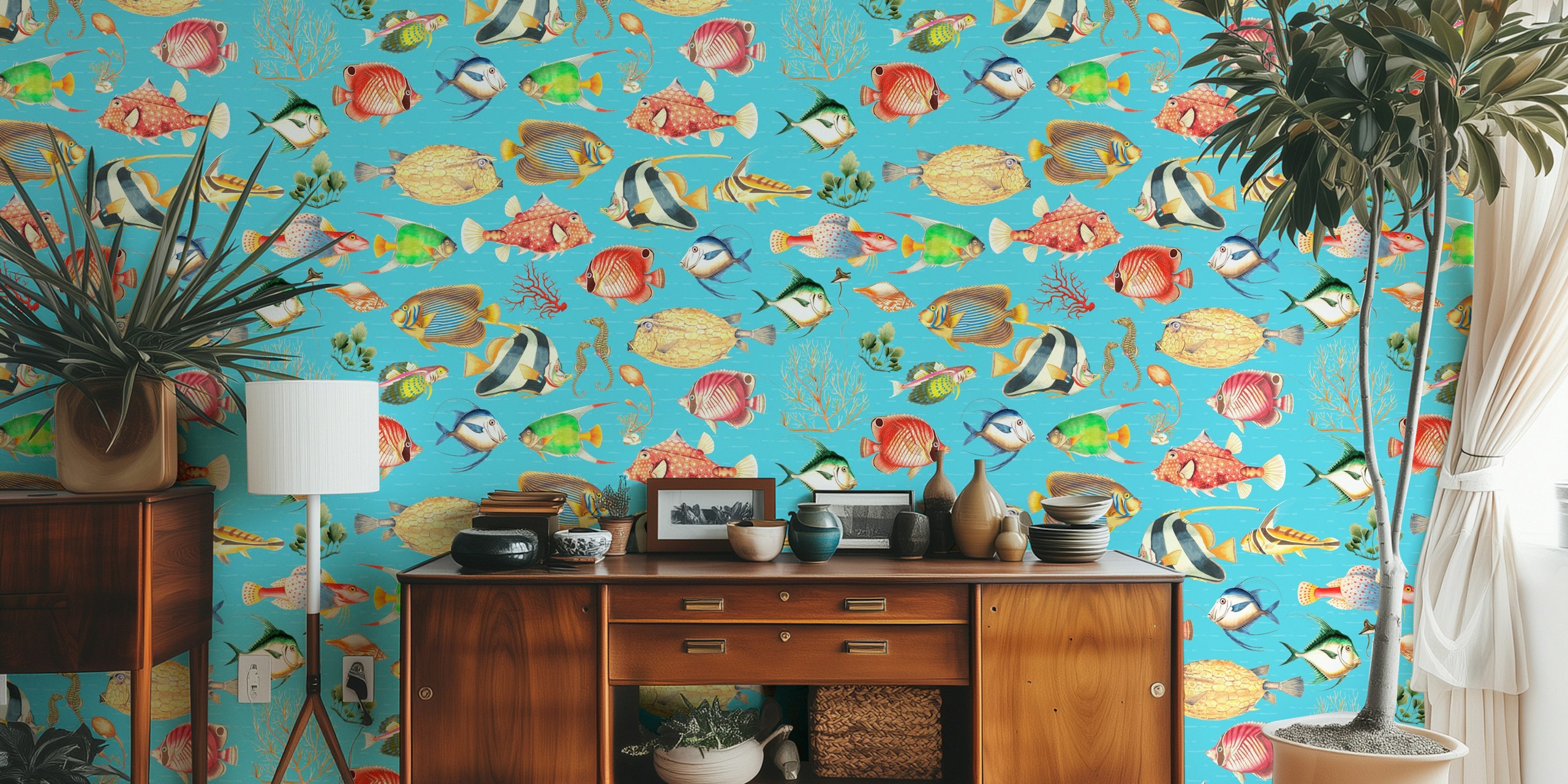 Oceania Aquarium Adventure wallpaper design