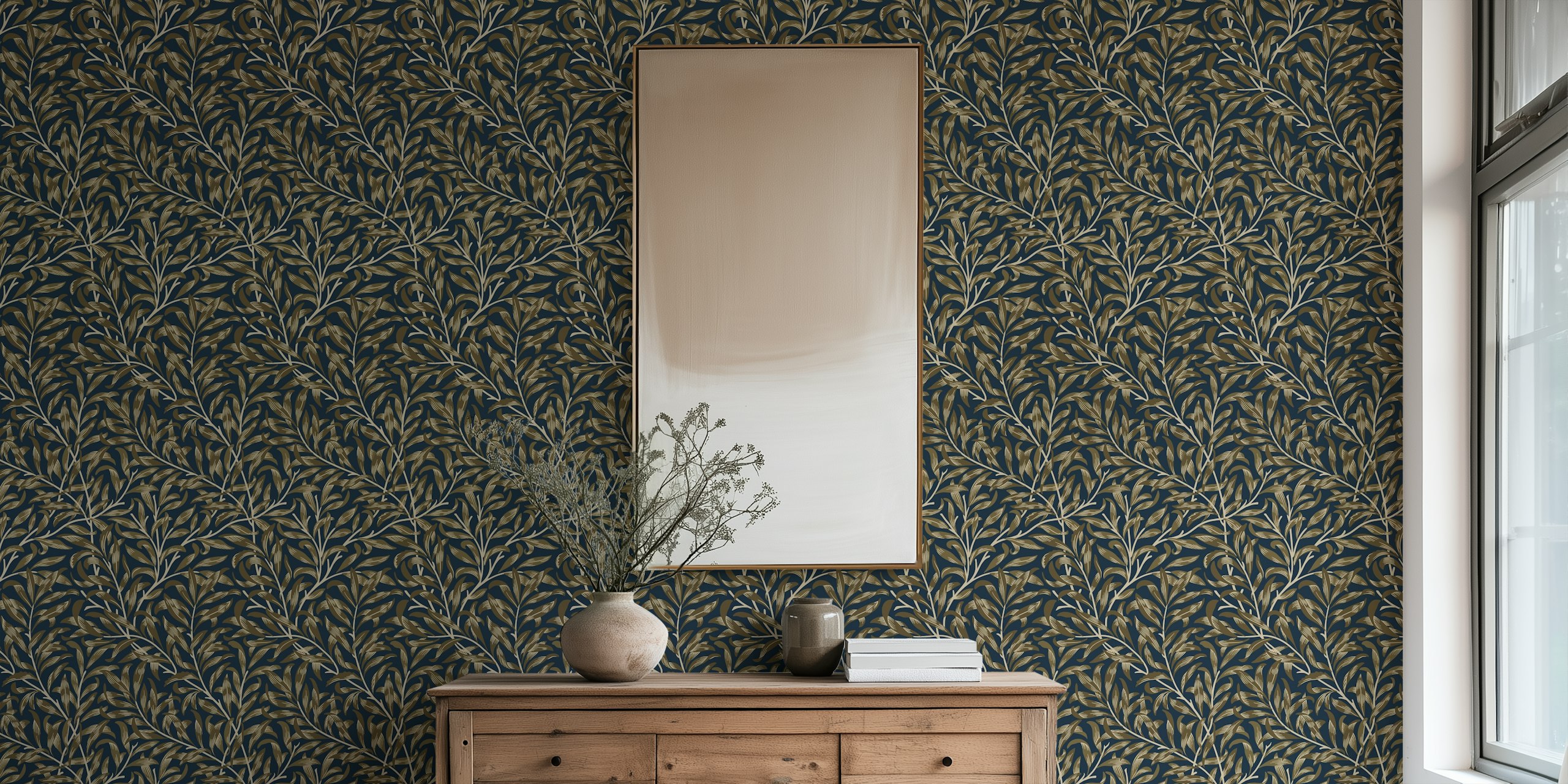 Willow Bough By William Morris - Dark Blue ταπετσαρία