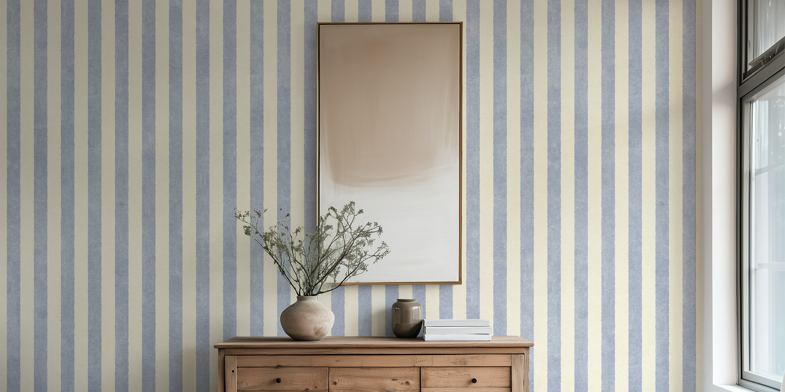 Stripes - 07 - Ash papel pintado en una habitación