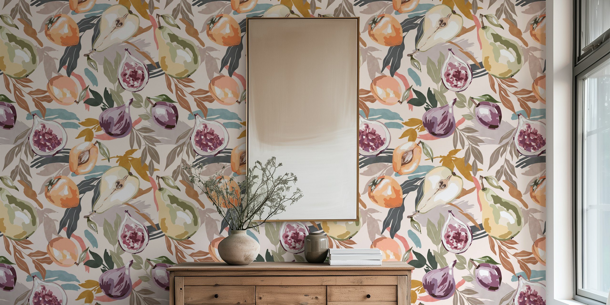 Fruity Essence Charm wallpaper in a room
